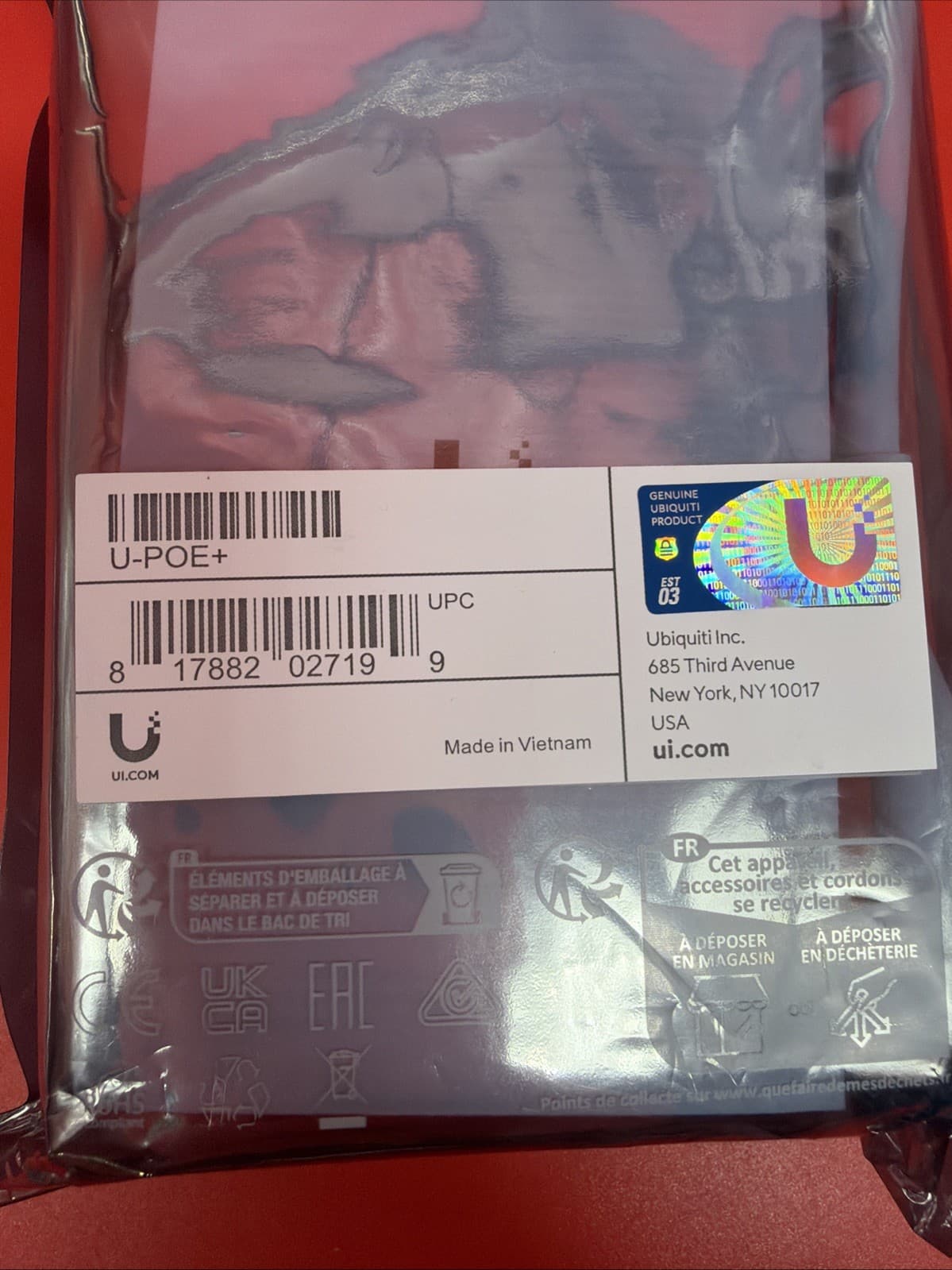 Ubiquiti U-POE+ 30w Power Over Ethernet POE Adapter Ubiquiti Networks RJ45 - Image 4