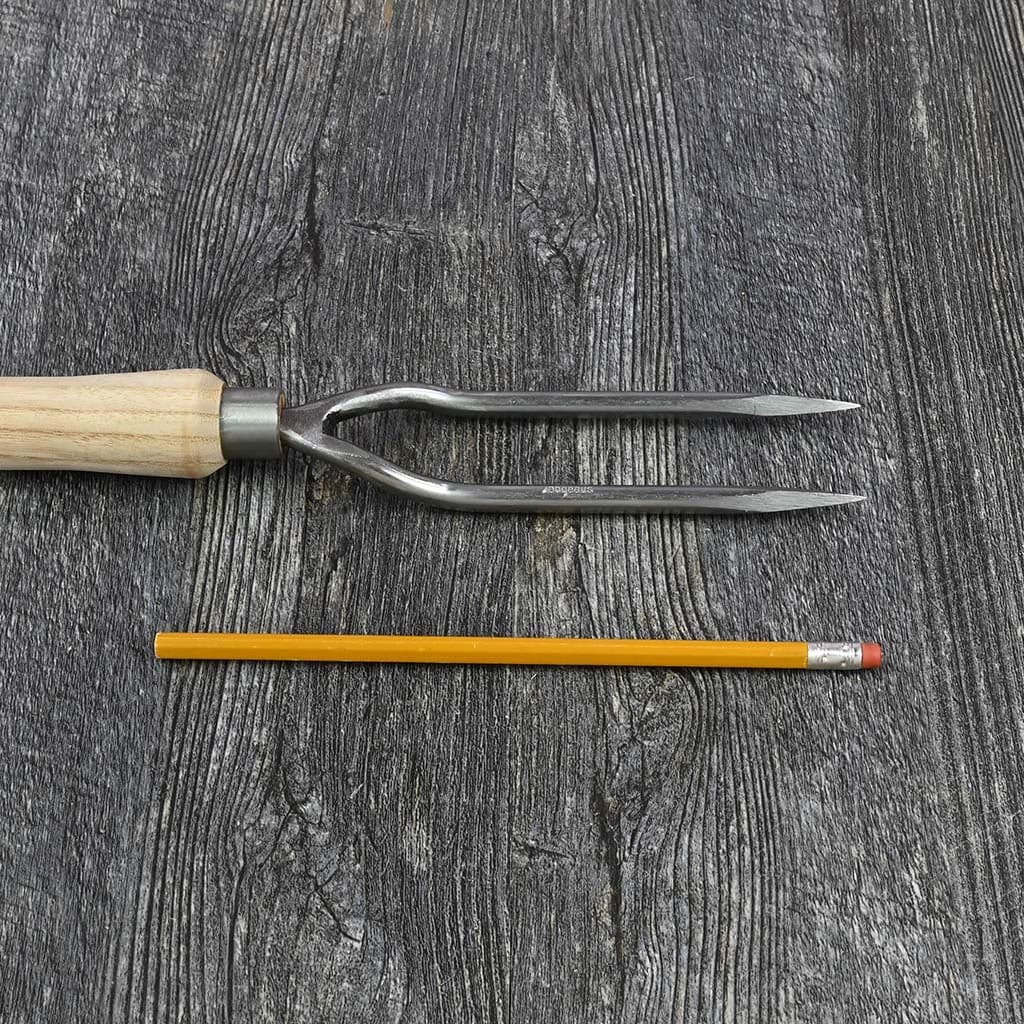 Sneeboer Raised Bed 2-Tine Weeding Fork Stainless Steel Hand-Forged Digging NEW - Image 4