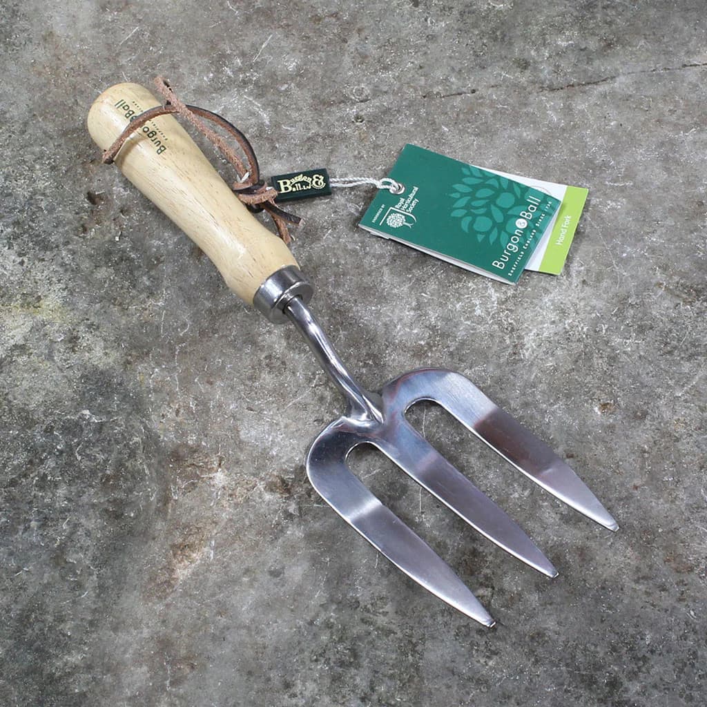 Burgon & Ball Garden Hand Fork Stainless Steel Digging British NEW - Image 2