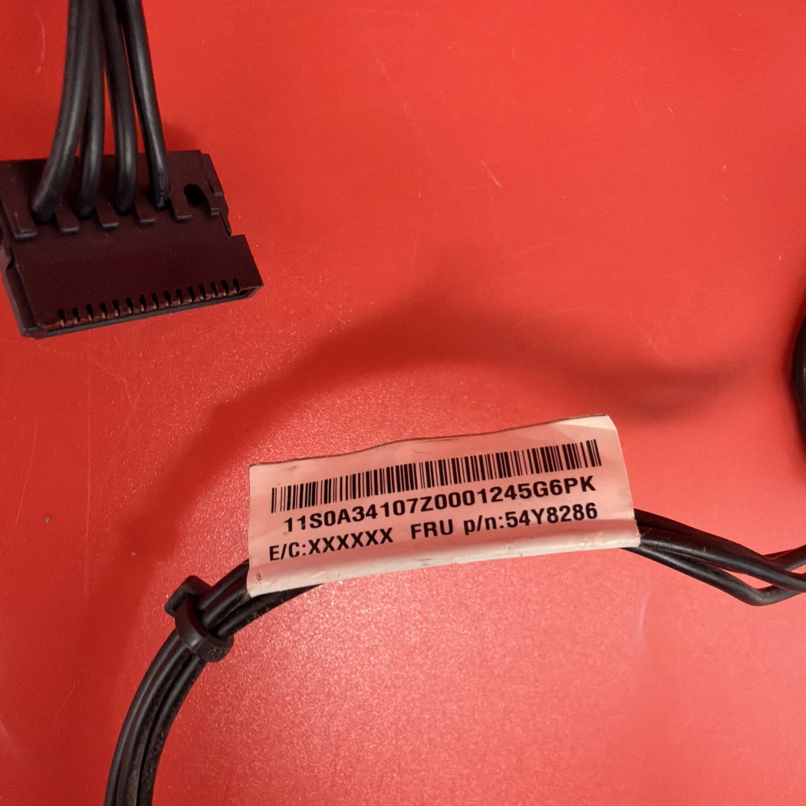 Genuine Desktop Lenovo 4-Pin to 3x SATA Power Cable Connector 54Y8286 - Image 2