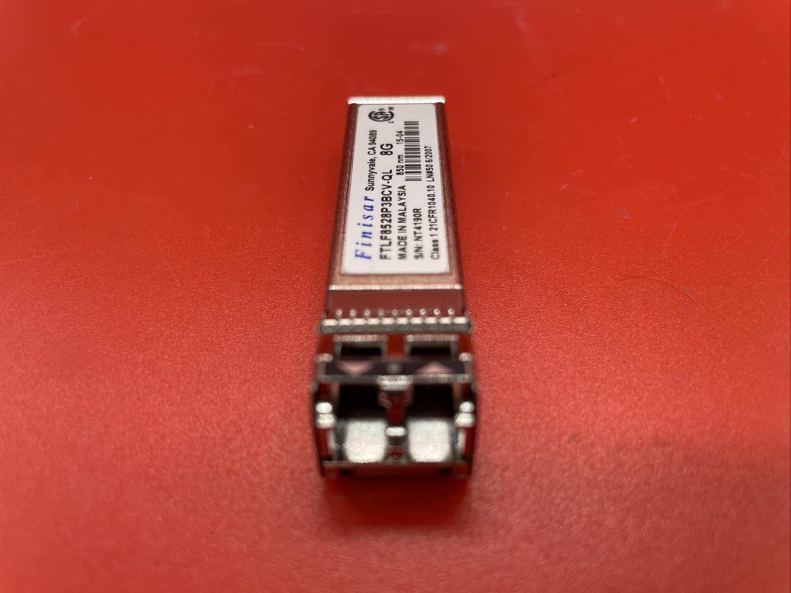 FTLF8528P3BCV-QL Finisar 8G 850nm SFP+ Transceiver Universal 8 Gbps Enterprise - Image 2