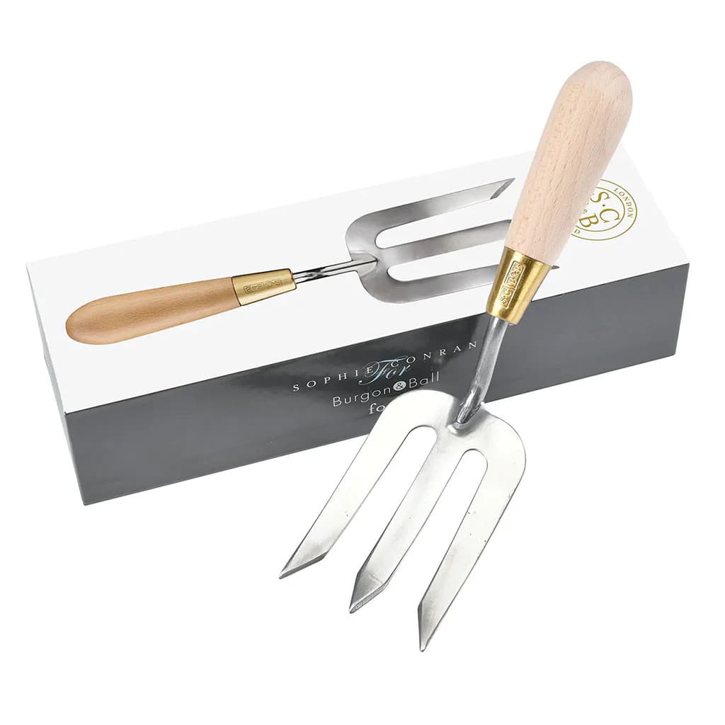 Burgon & Ball Sophie Conran Garden Hand Fork Stainless Steel Digging British NEW - Image 3