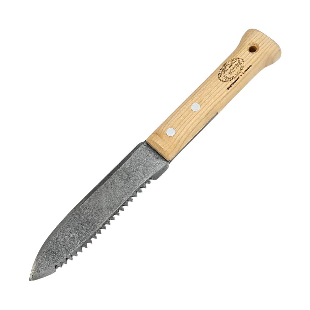 DeWit Serrated Farmer's Dagger Boron Steel Ash Handle Hand-Forged Dutch NEW