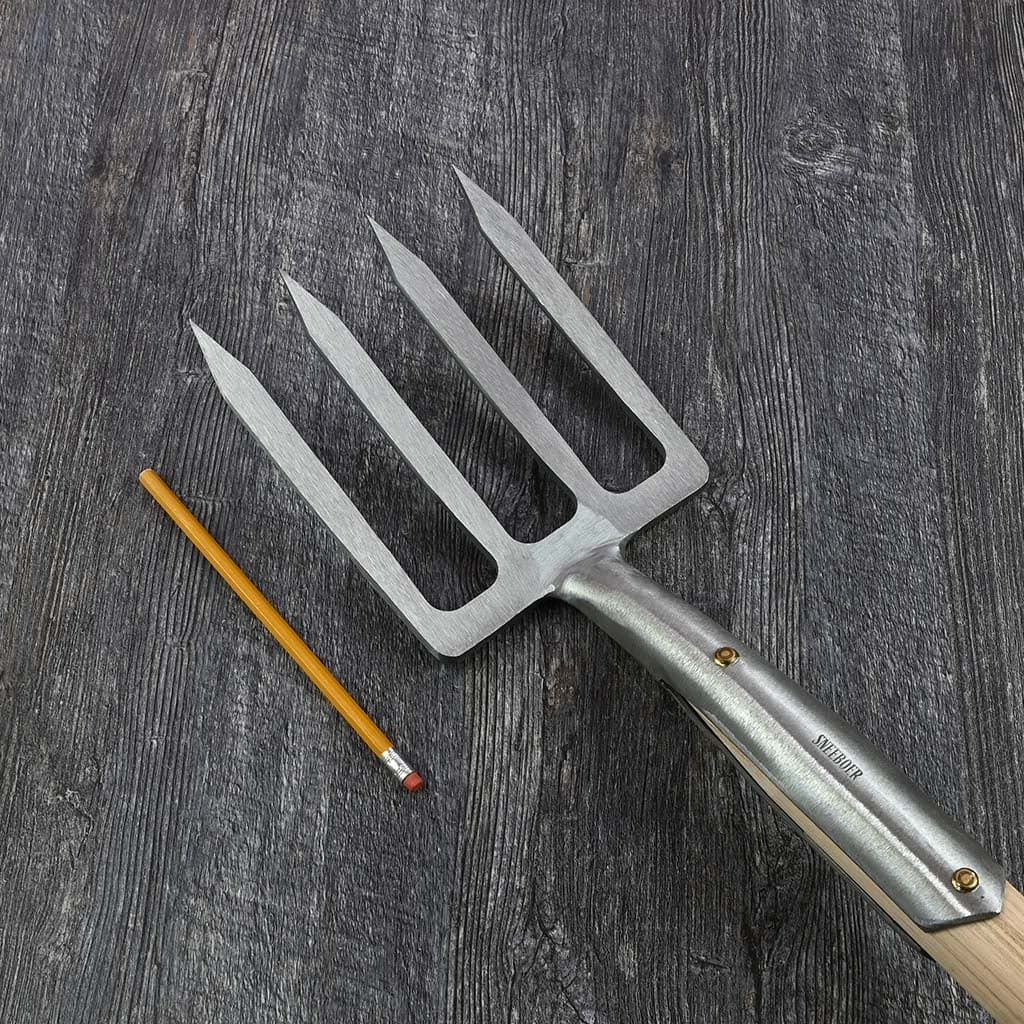 Sneeboer Garden Border Fork - D Handle Stainless Steel Hand-Forged Digging NEW - Image 4