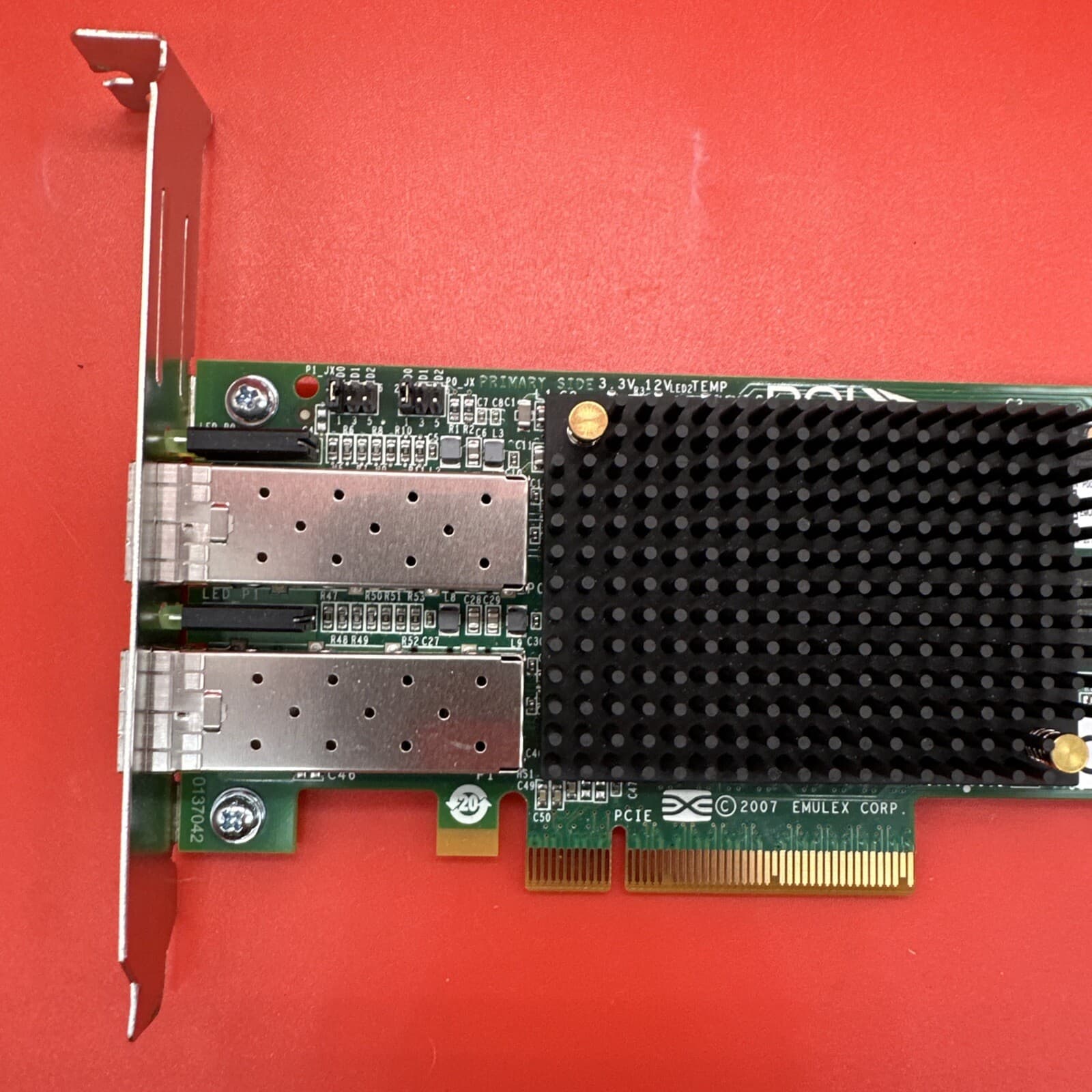 HP 697890-001 AJ763 82E 8GB Dual Port PCIe FC Host Bus Adapter - Full Height - Image 2