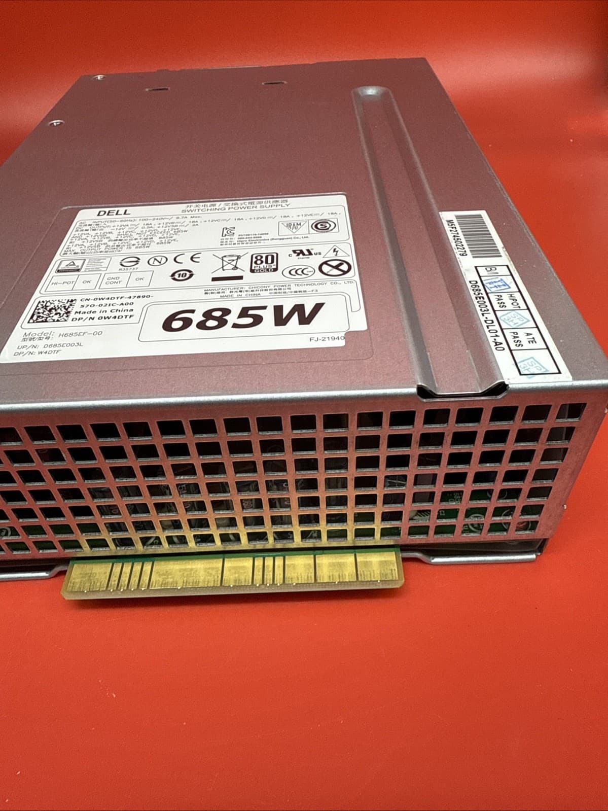 Dell 0W4DTF W4DTF 685W Precision Workstation Power Supply H685EF-00 Power Module - Image 4