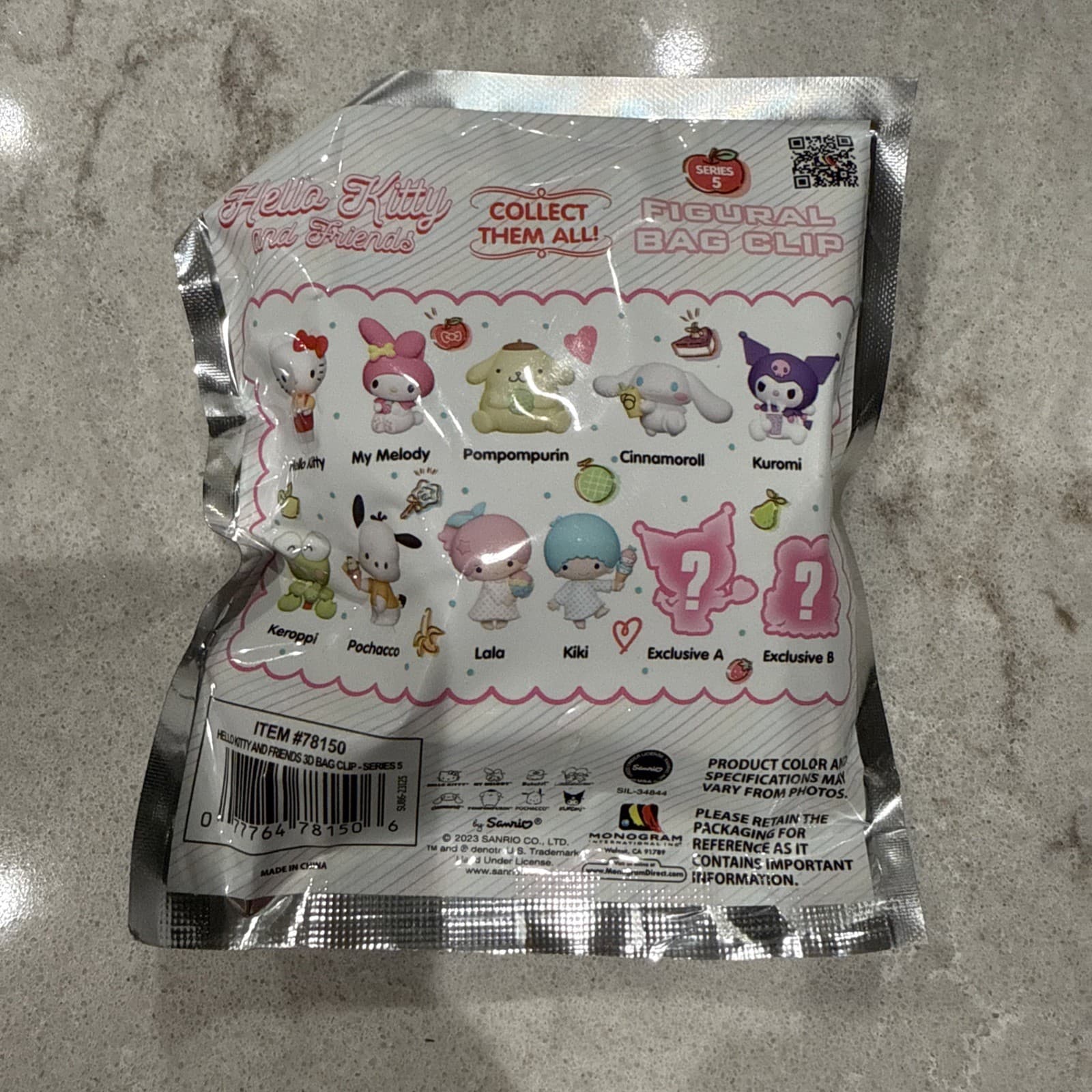 Hello Kitty And Friends Figural Bag Clip, Series 5 Sanrio - Image 2