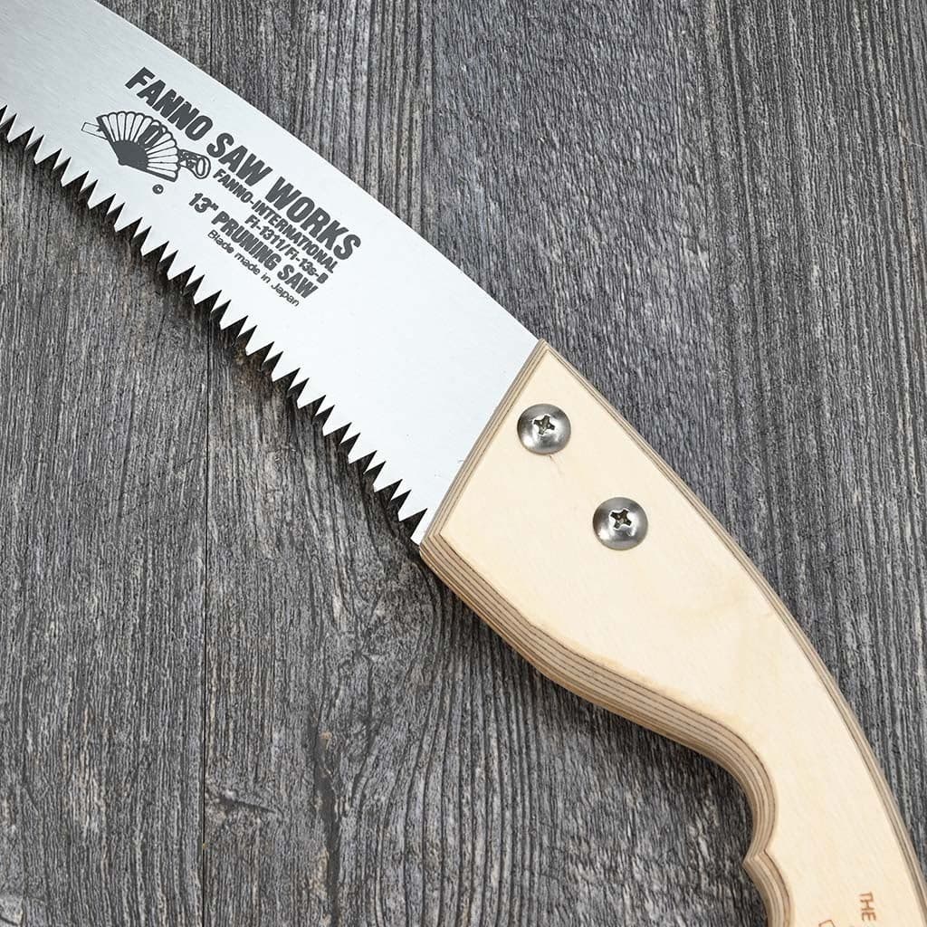 Fanno Saw Works Fanno 13" Curved Blade Pruning Saw Wood Handle Cutting USA NEW - Image 3