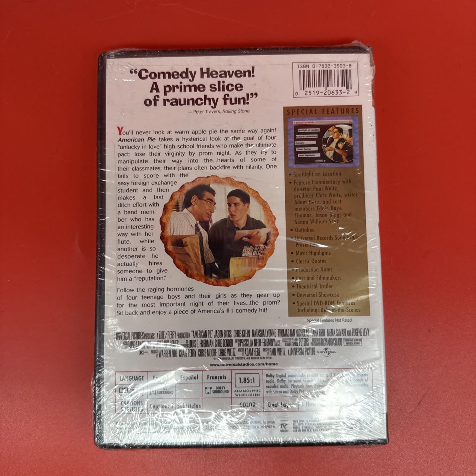American Pie (DVD, 1999, R-Rated Version Collectors Edition Widescreen) - New - Image 4