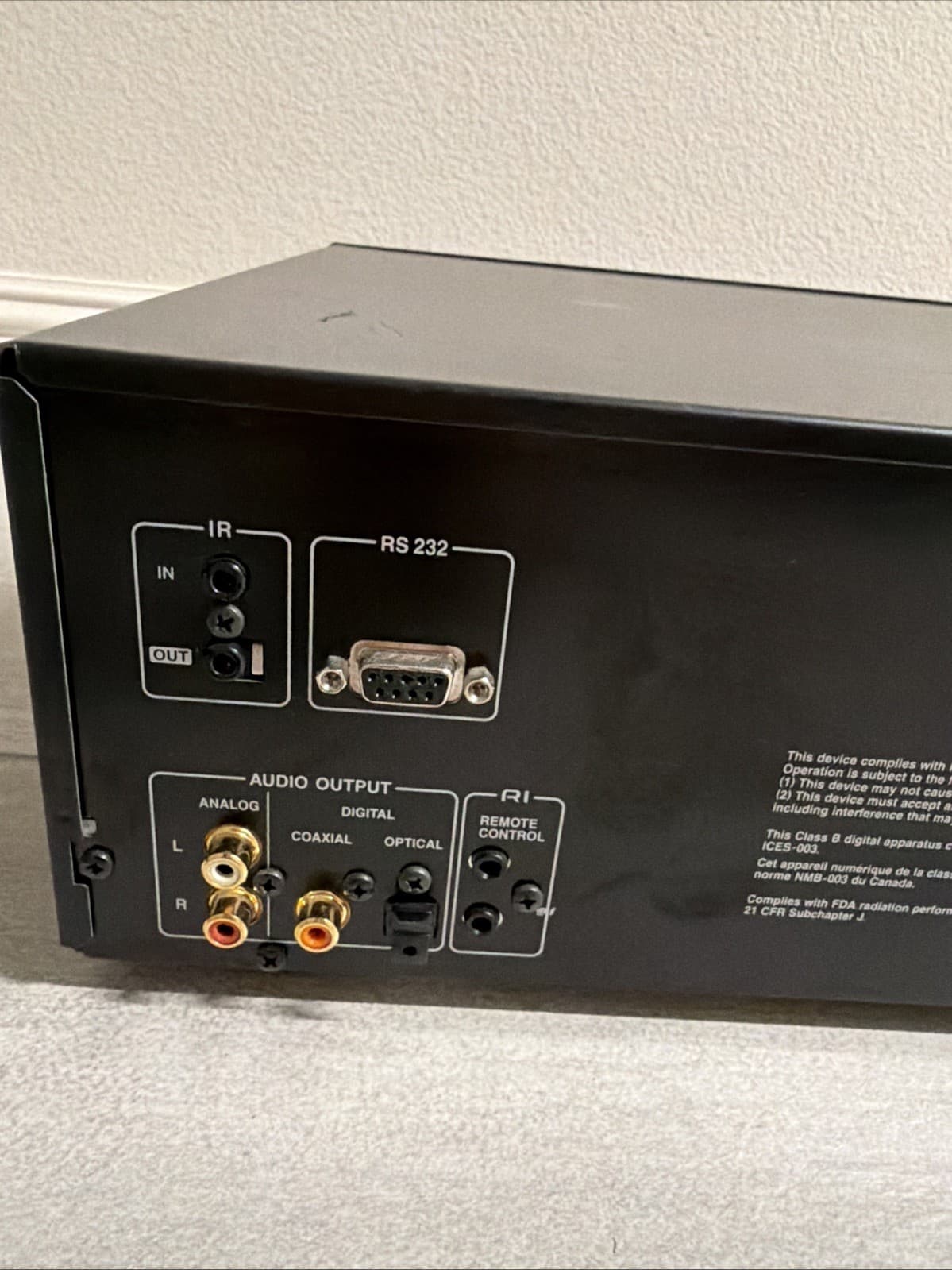 Integra CDC 3.4 6-Disc Carousel CD Player Carousel No Remote - Tested, Working - Image 9