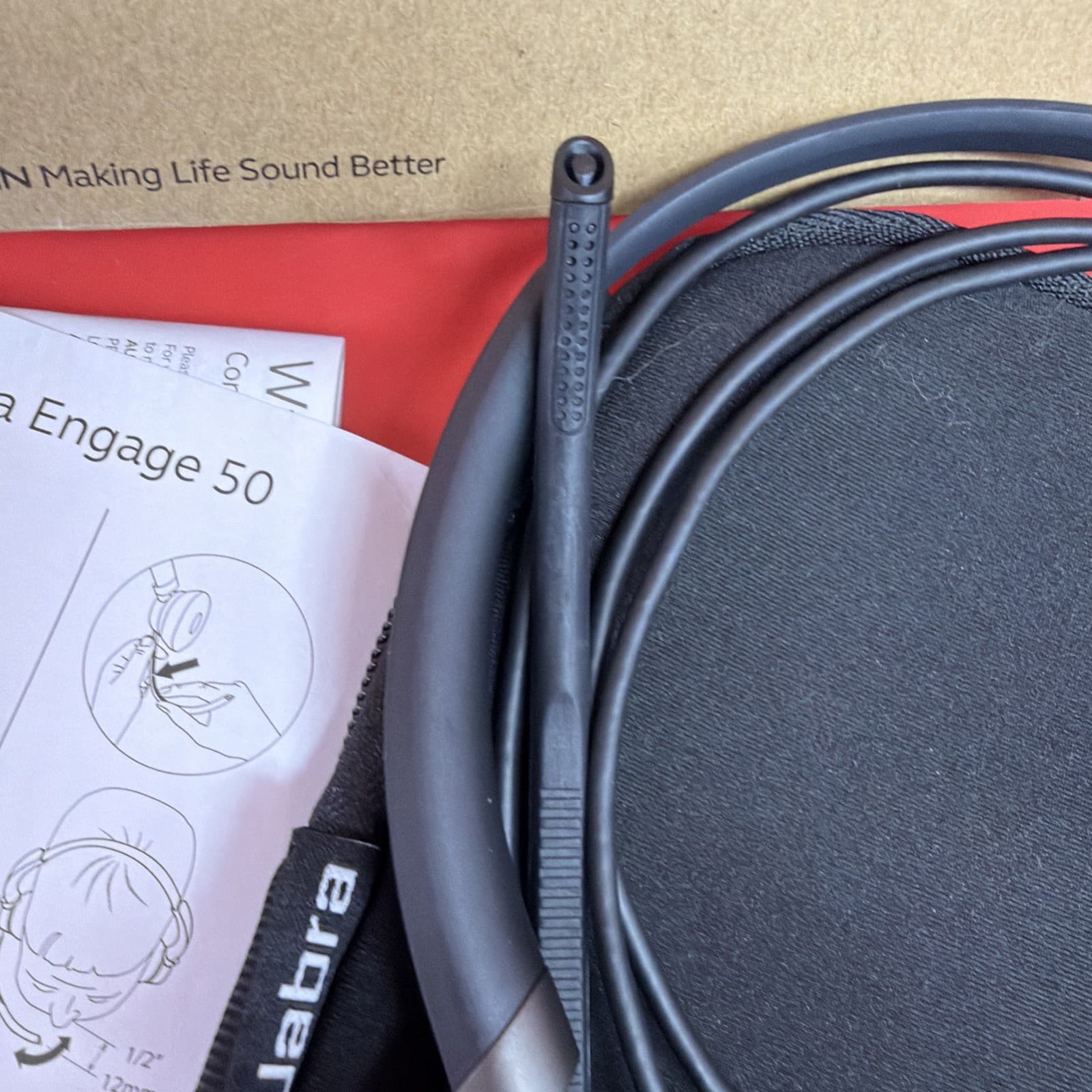 NEW Jabra Engage 50 HSC080 Corded Mono Headset USB-C 5093-610-189 - Image 4