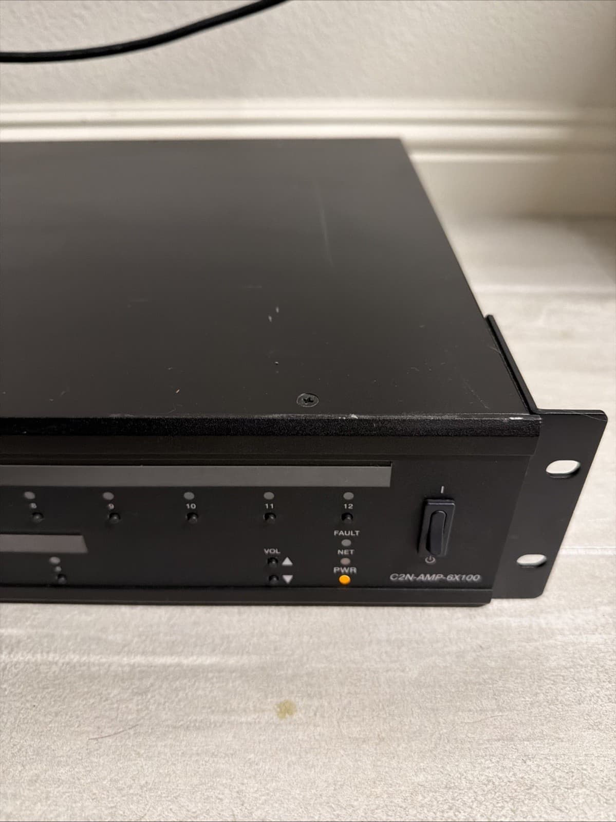 Crestron C2N-AMP-6X100 12 Channel Audio System Black C2NAMP6X100 Digital DIN - Image 4