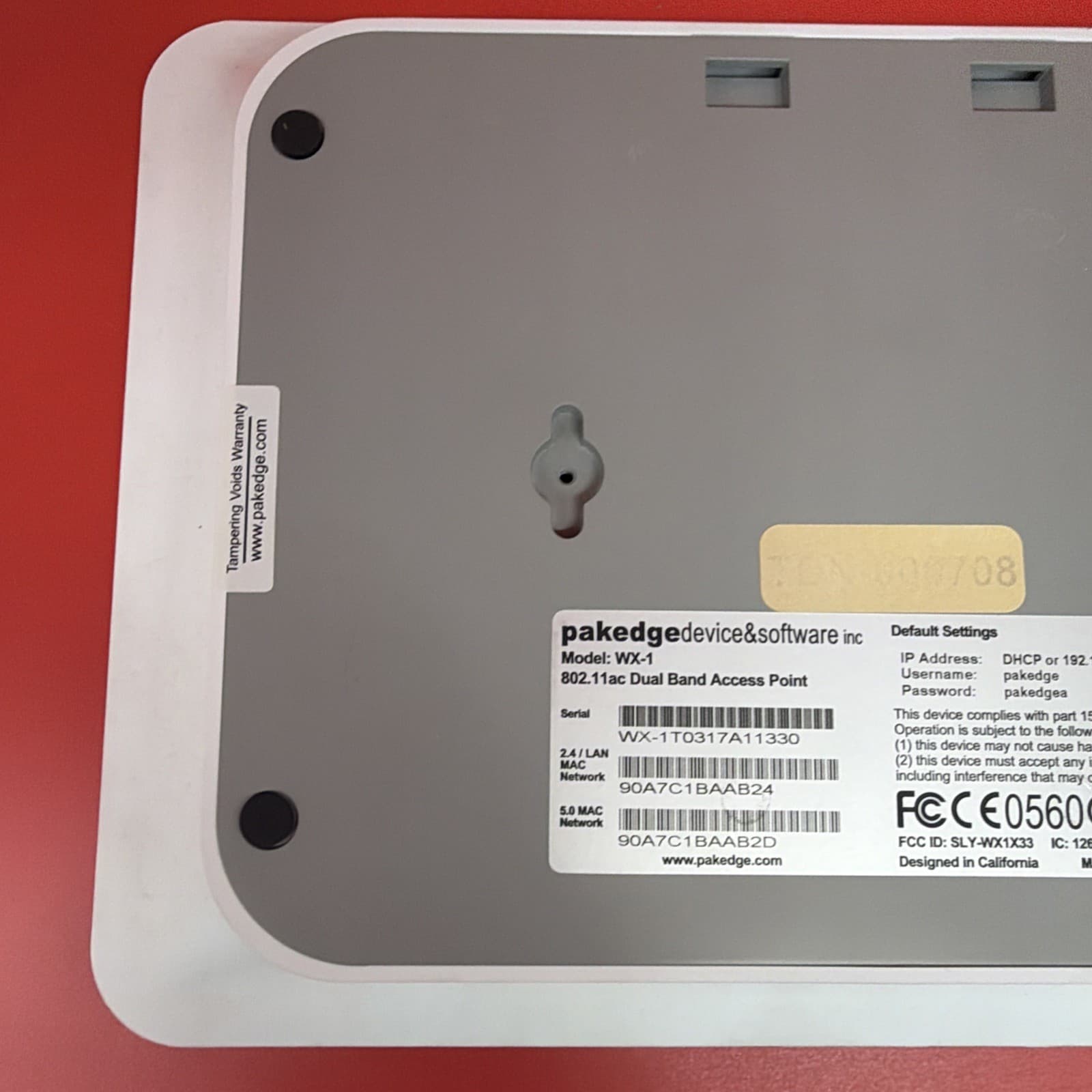 Pakedge WX-1 Wireless WiFi PoE Small-Business Access Point 802.11ac - Image 9