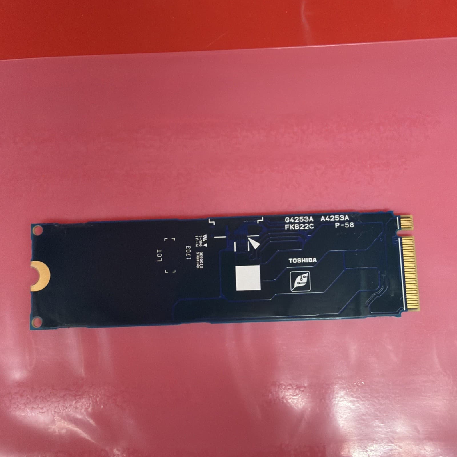 Toshiba M.2 2280 PCIe NVMe Internal SSD - 512GB (THNSN5512GPUK) - 81% Health - Image 4