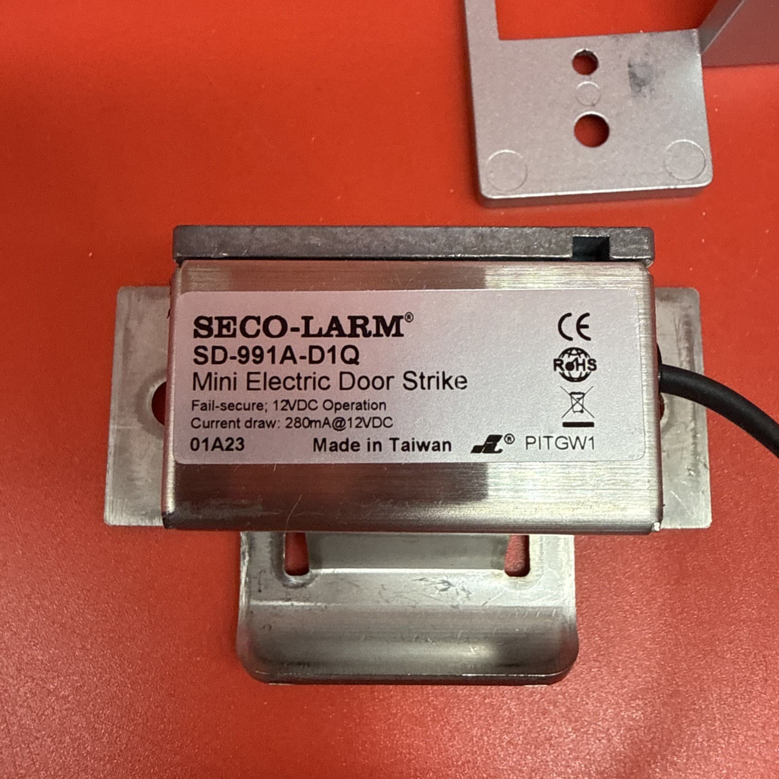 Seco-alarm SD-991A-D1Q Mini Electric Door Strike SECO-LARM Stainless Steel - Image 3