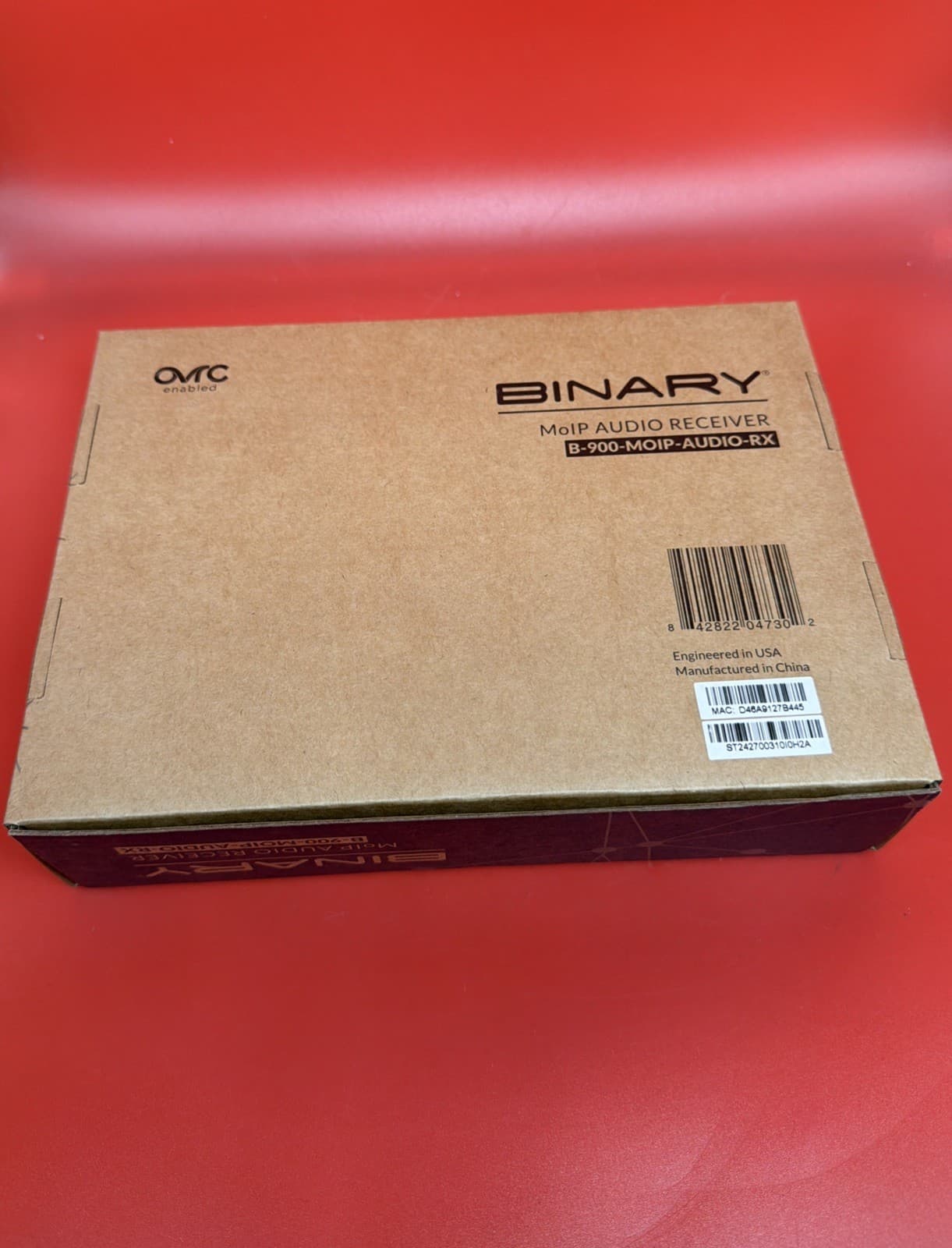 Binary B-900-MOIP-AUDIO-RX MoIP Audio Receiver Media Over IP Black Wired RCA - Image 8