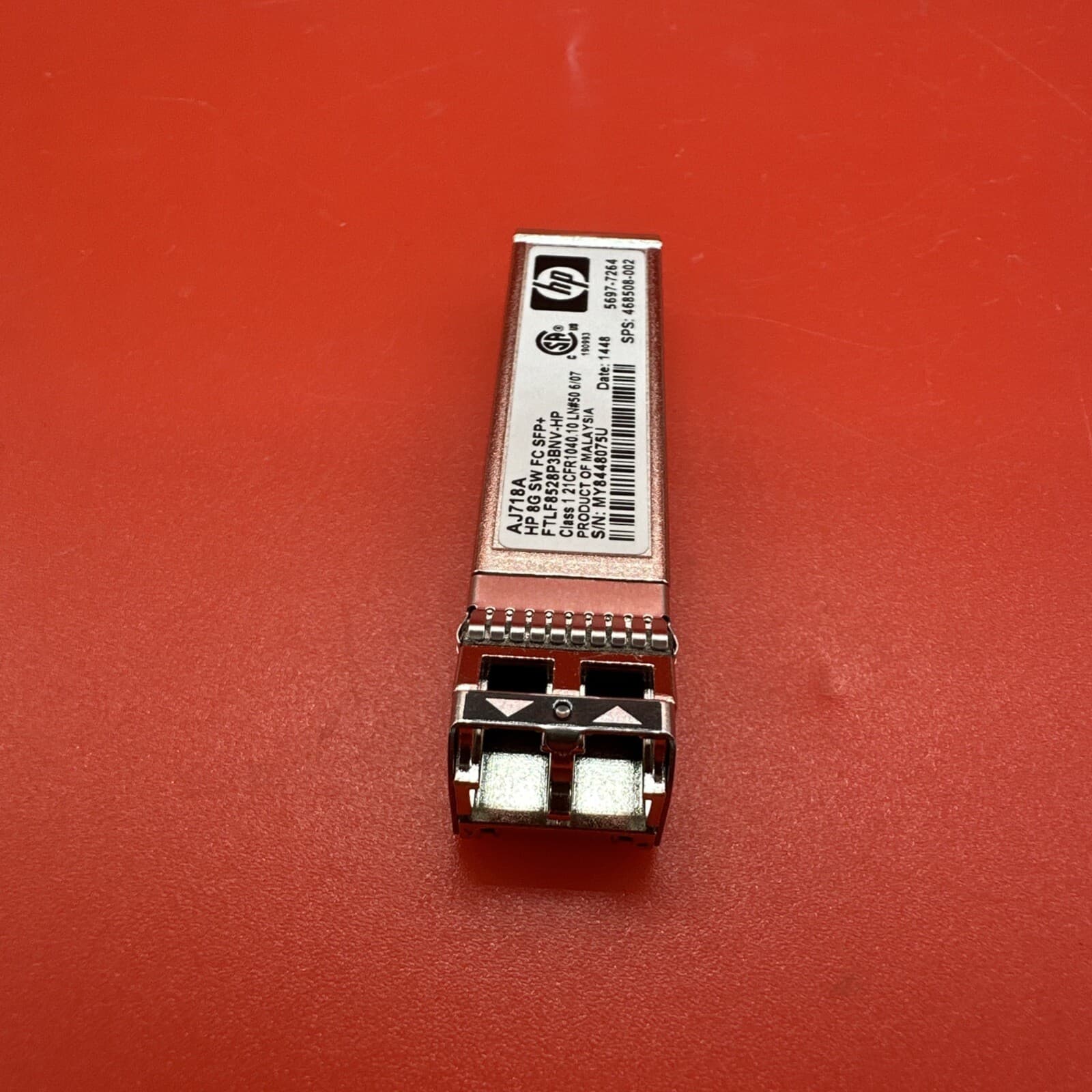 HP AJ718A 8G SW FC SFP+ FTLF8528P3BNV-HP 468508-002 For HP 8 Gbps Enterprise - Image 2