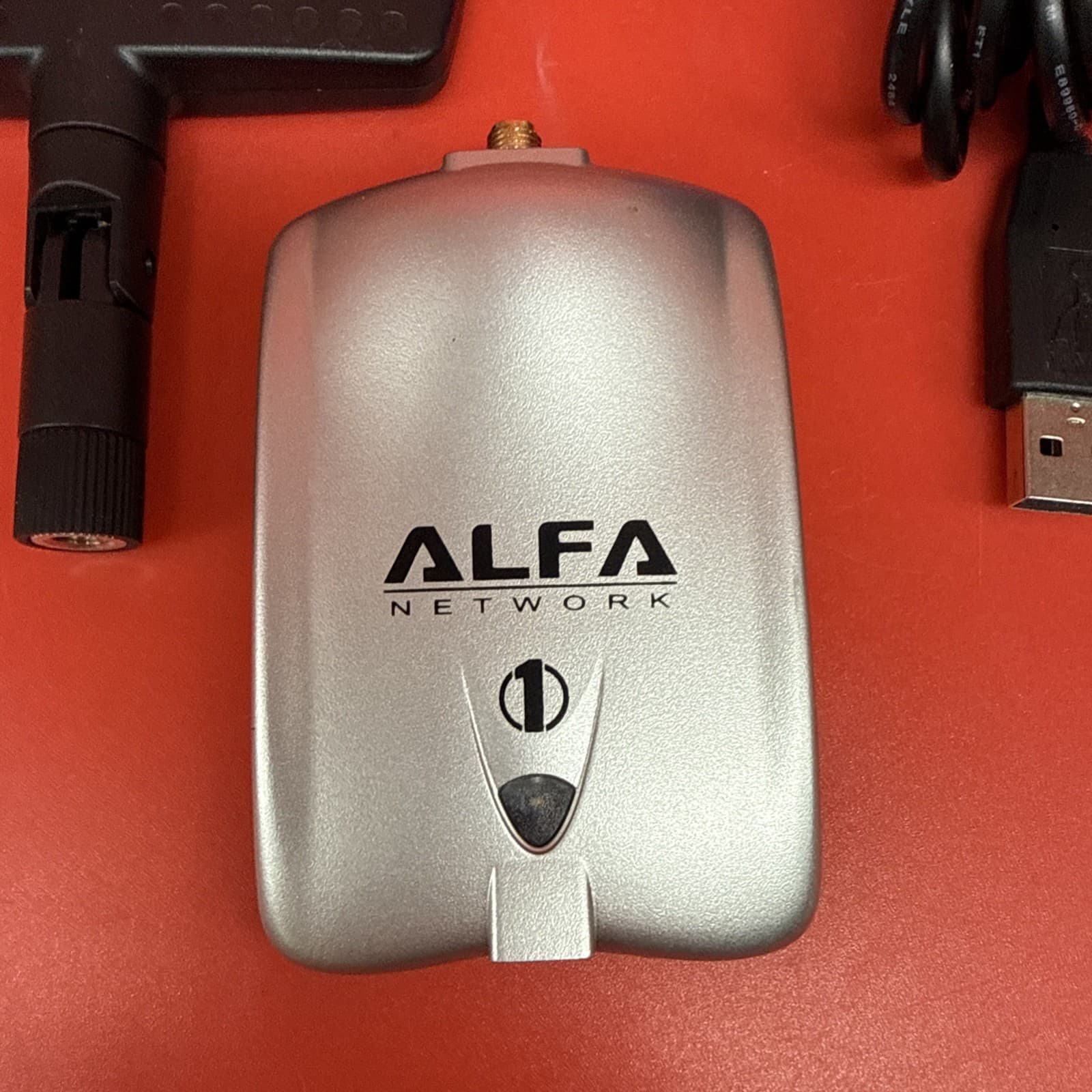 ALFA AWUS036H Wireless Adapter Long Range 802.11 B/G USB Adapter Silver - Image 2