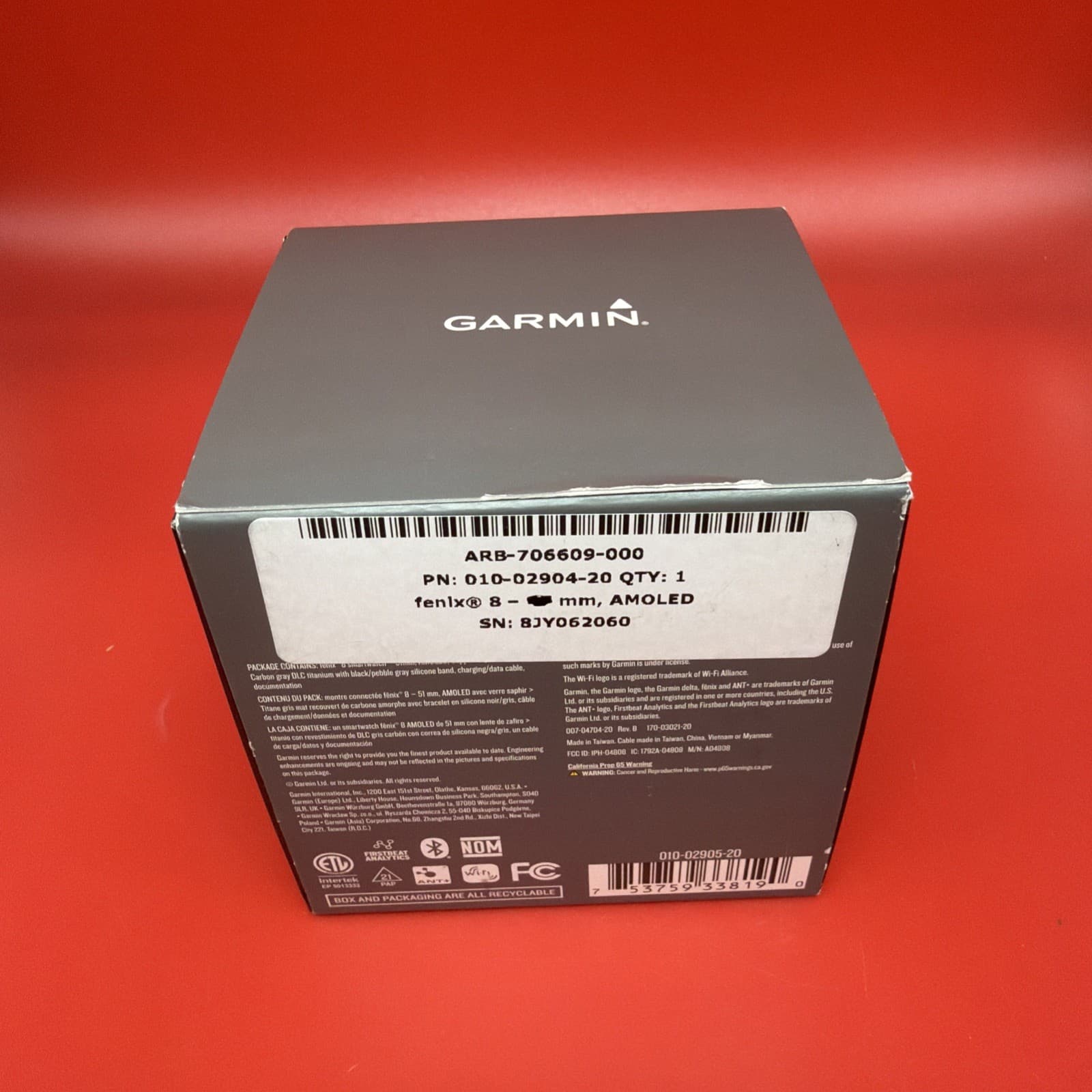 Garmin Fenix 8 51mm Sapphire Carbon Gray DLC Titanium GPS Watch 010-02905-20 - Image 17