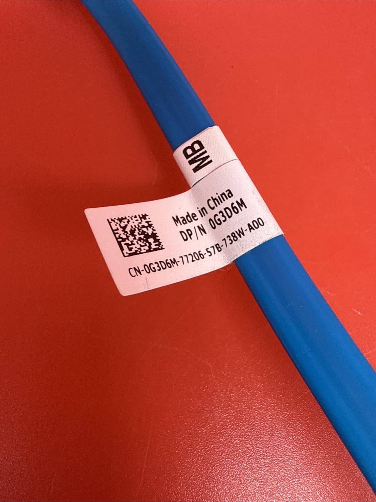 Dell G3D6M 0G3D6M SATA Hard Drive Cable Blue Universal SATA Male 1 ft - Image 5