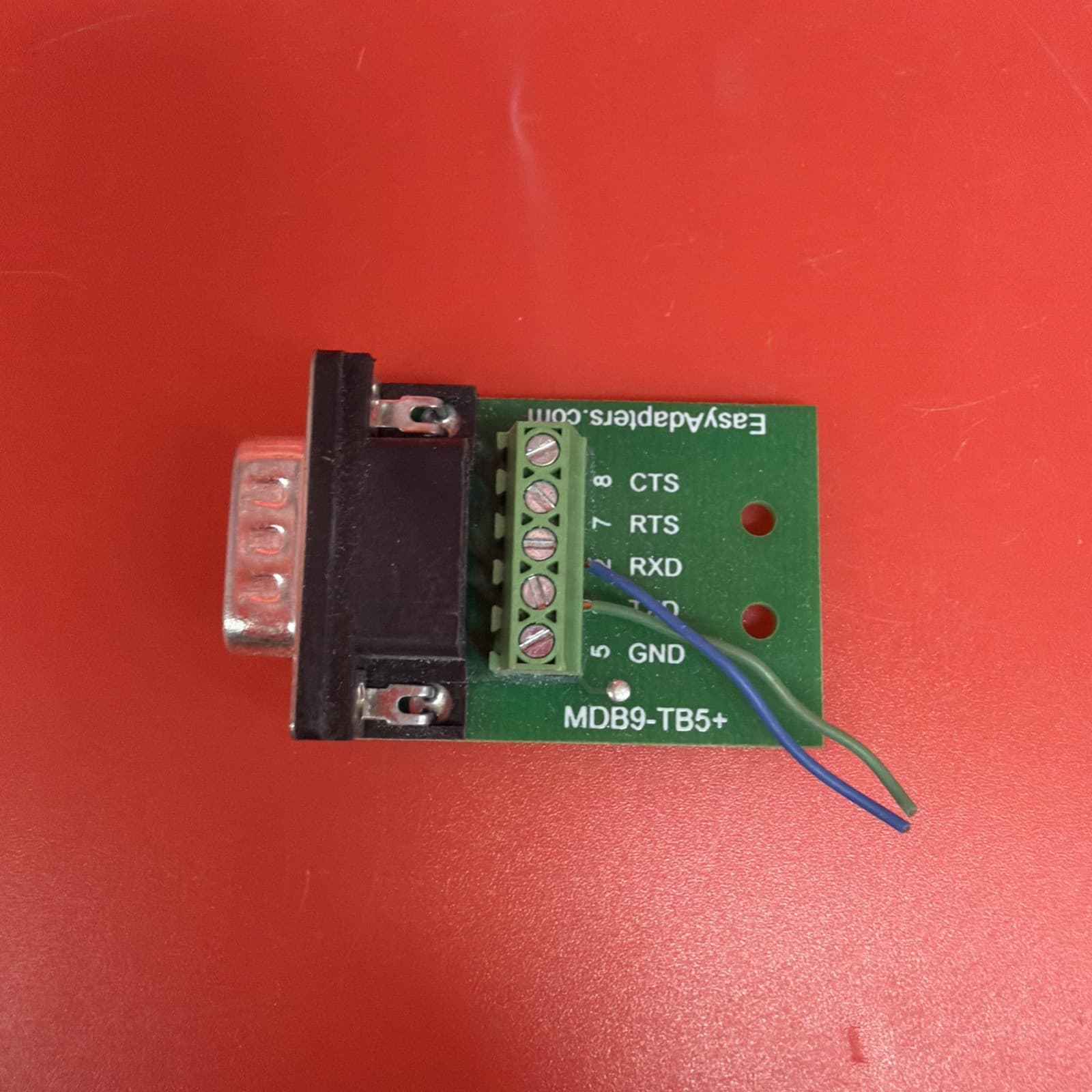 Easy adapters.com MDB9-TB5+ DB9 RS232 Adapter