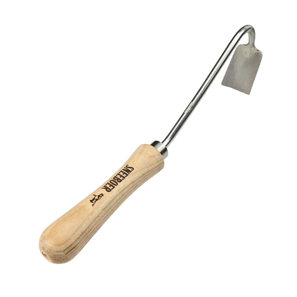 Sneeboer Narrow Hand Hoe Stainless Steel Hand-Forged Cherry Dutch NEW