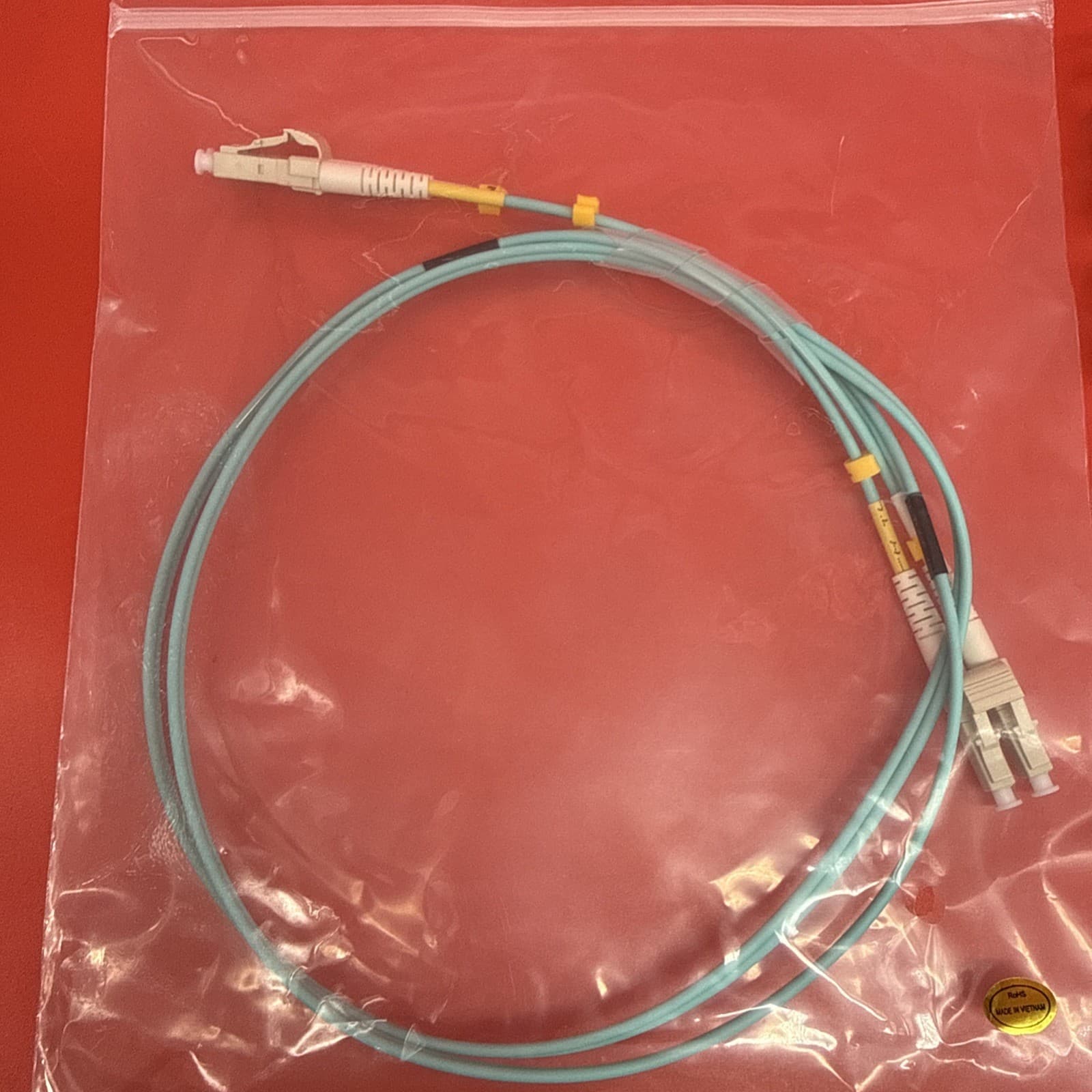1M 10Gb SFP+ Direct Attach Fiber Cable Ubiquiti Compatible GIGDATA Blue 3 ft - Image 5