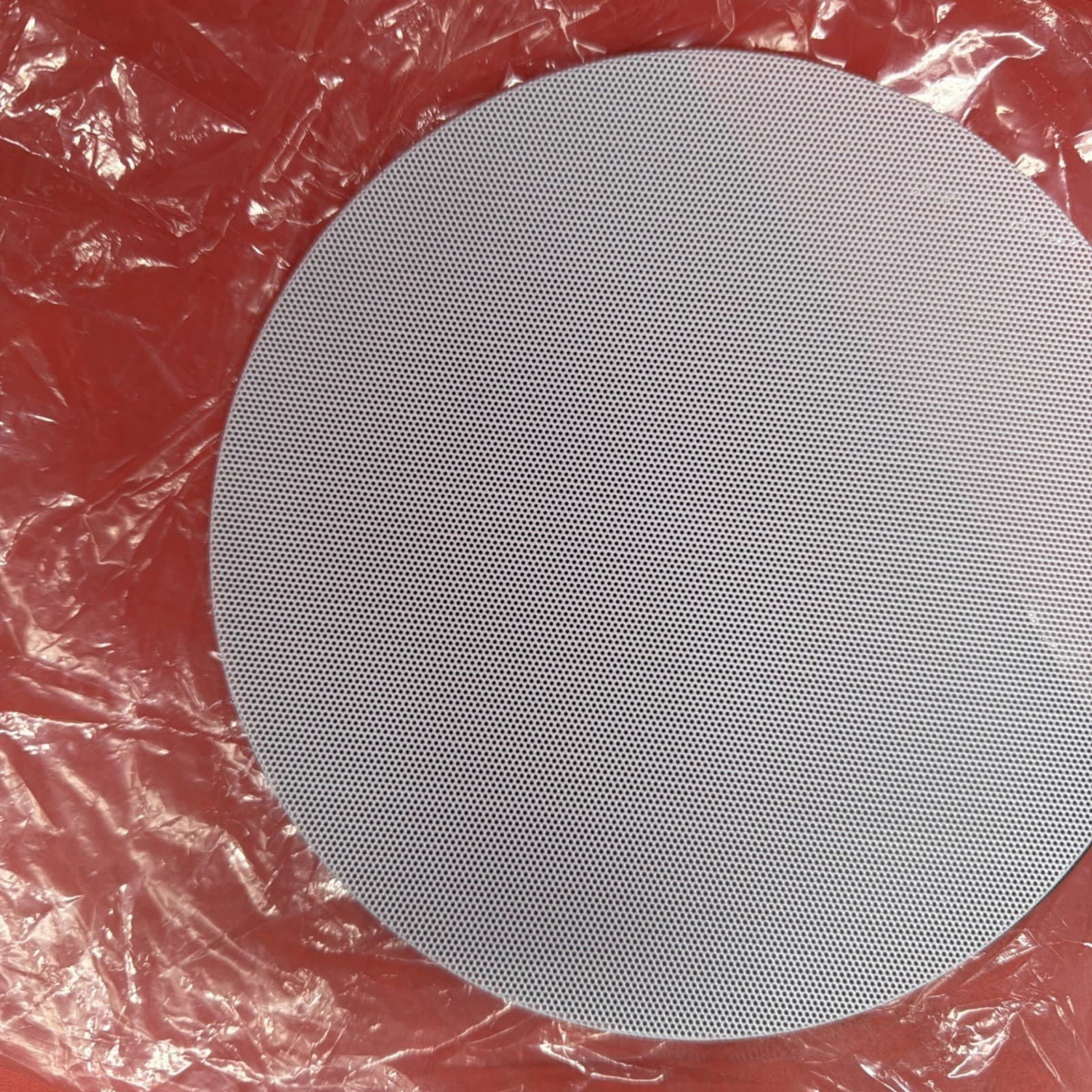 7.5” Round White Metal Speaker Grill New - Image 2