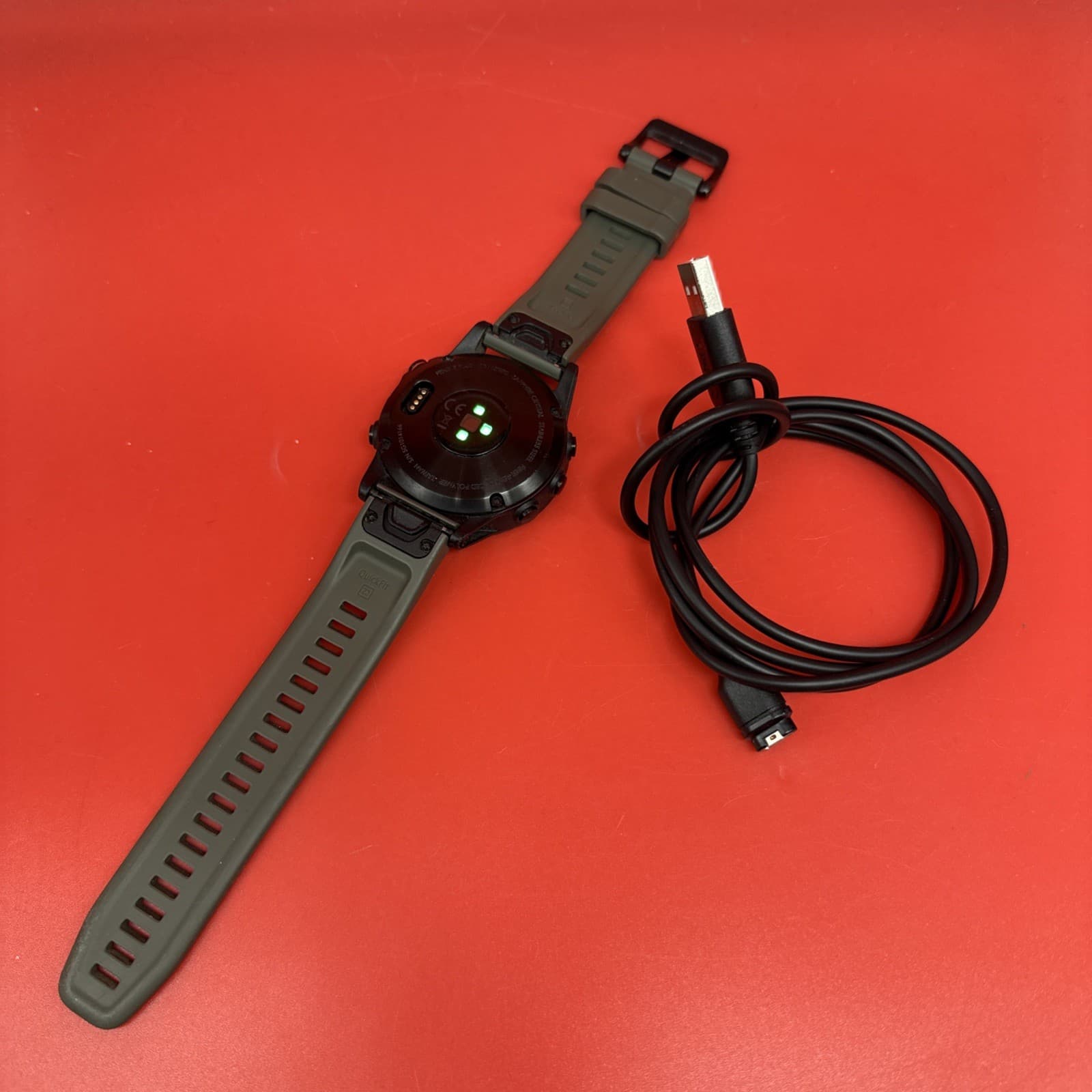 Garmin Fenix 5 Plus 47mm Sapphire Multisport GPS Watch + Quickfit 22 Band + Cord - Image 2
