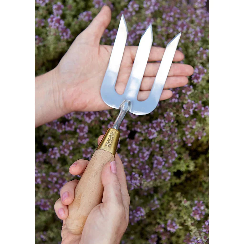 Burgon & Ball Sophie Conran Garden Hand Fork Stainless Steel Digging British NEW - Image 2