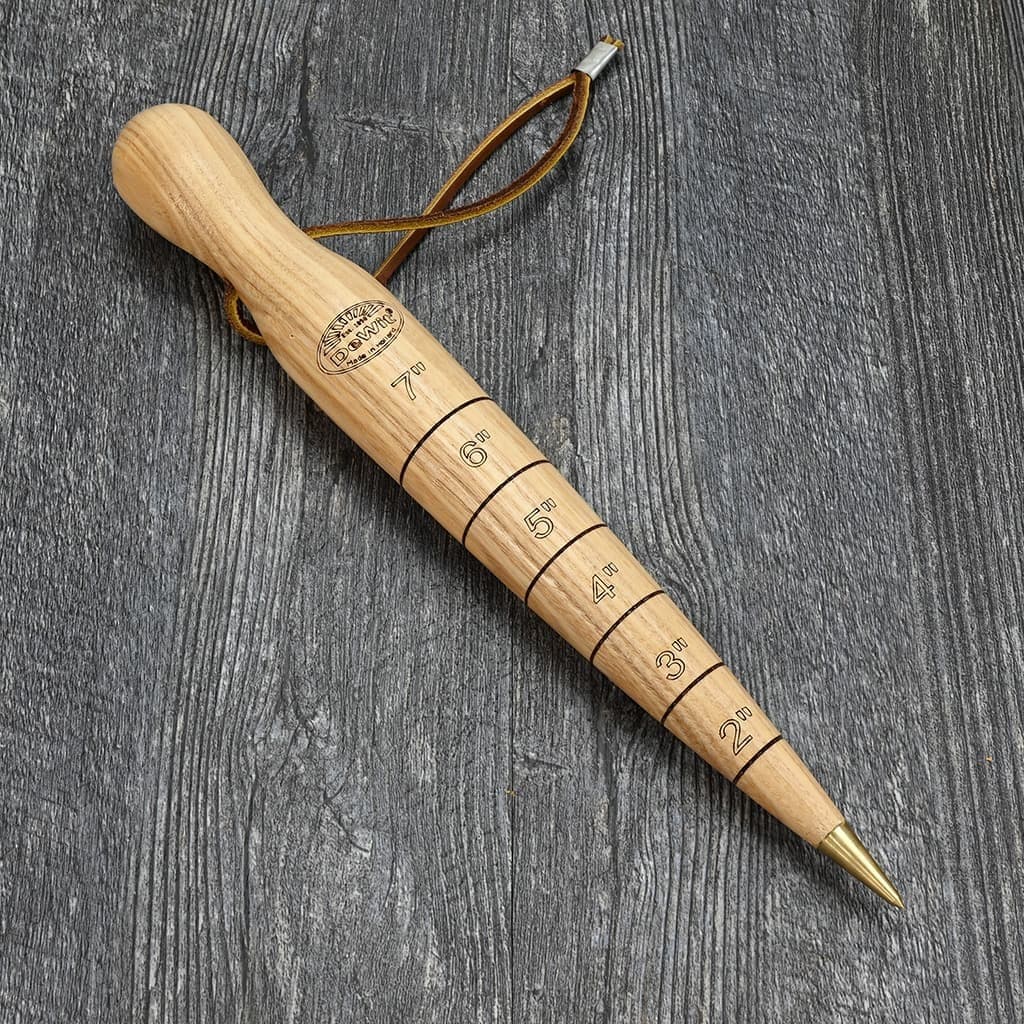 DeWit Wooden Dibber Boron Steel Ash Handle Hand-Forged Planting Dutch NEW - Image 2