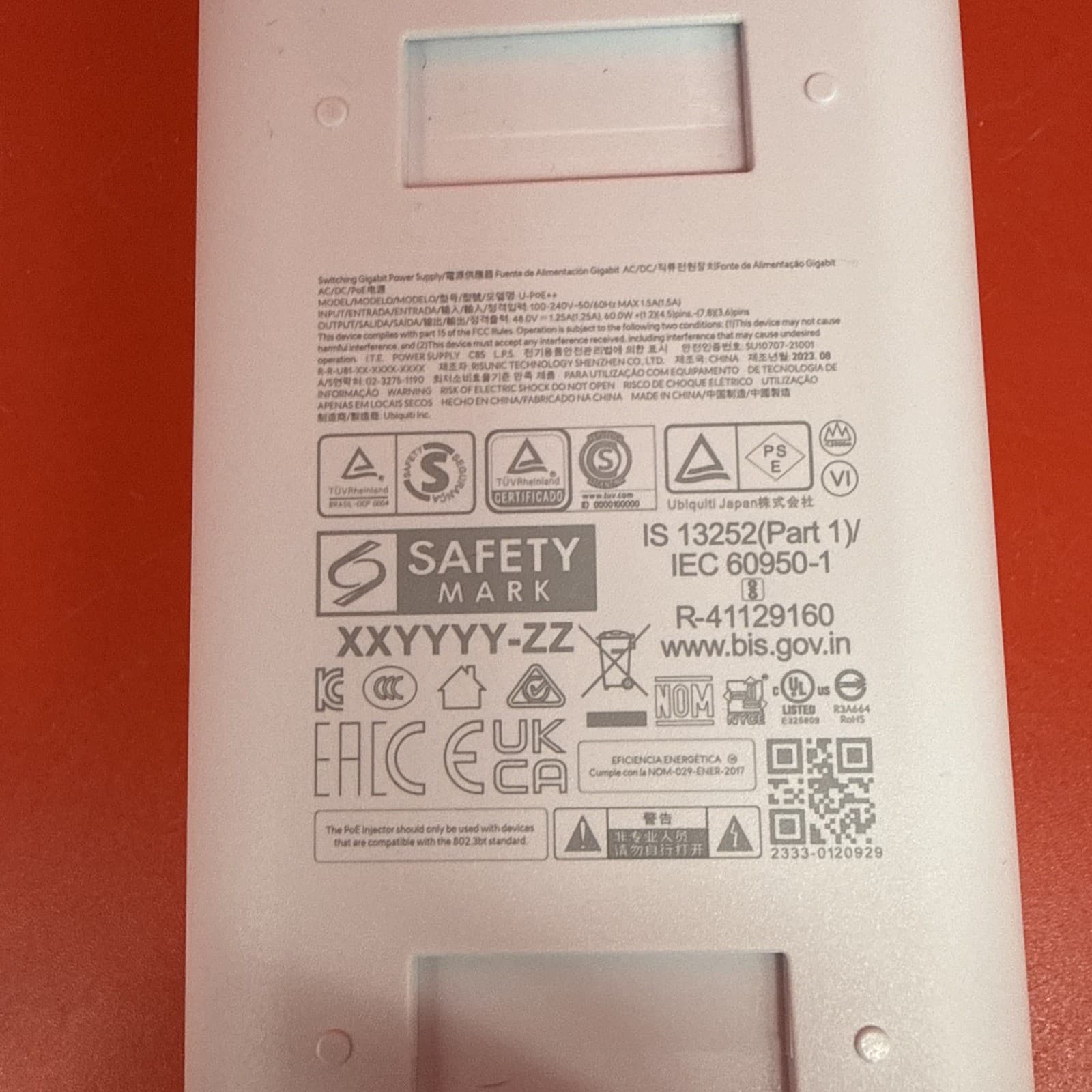 Ubiquiti U-PoE++ Adapter 60w Surge Peak Pulse Overcurrent Protection - Image 5
