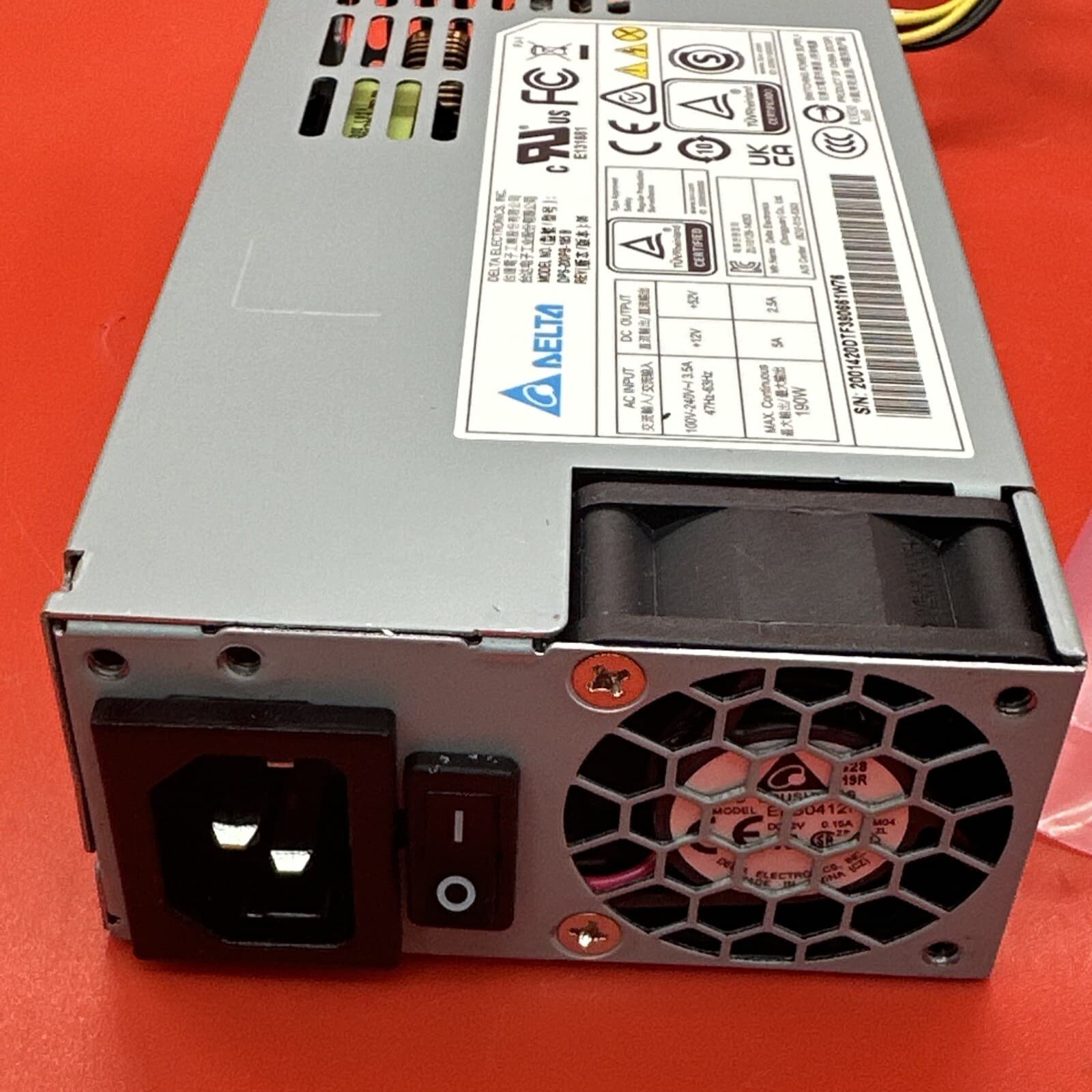 Delta DSP-200PB-185 B 190w Power Supply  Delta Power Aluminum Gray DPS-200PB-185 - Image 4