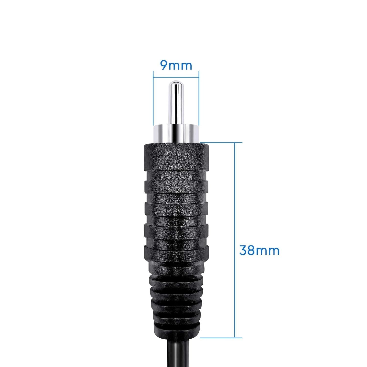 Pixelman(18AWG 6.5ft Heavy Gauge Speaker Wire RCA Adapter Plug to Bare Wire,RCA - Image 4
