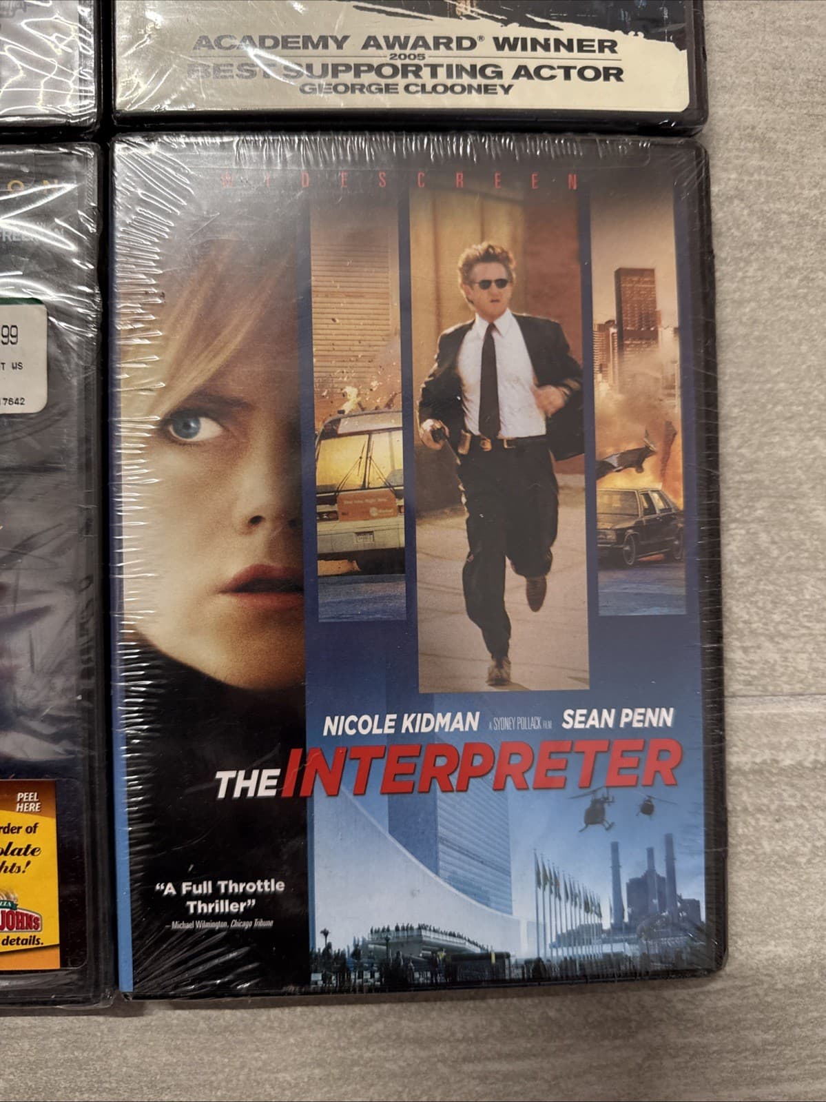 Lot Of 4 DVD Expendables Syriana The Dark Knight Interpreter - Brand New Sealed - Image 4