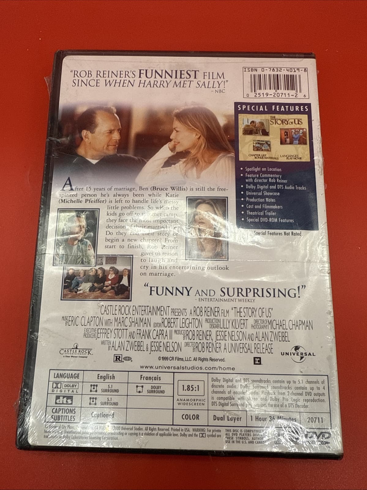 The Story of Us (DVD, 1999) - Brand New Sealed Comedy Video Rob Reiner 96 min. - Image 3