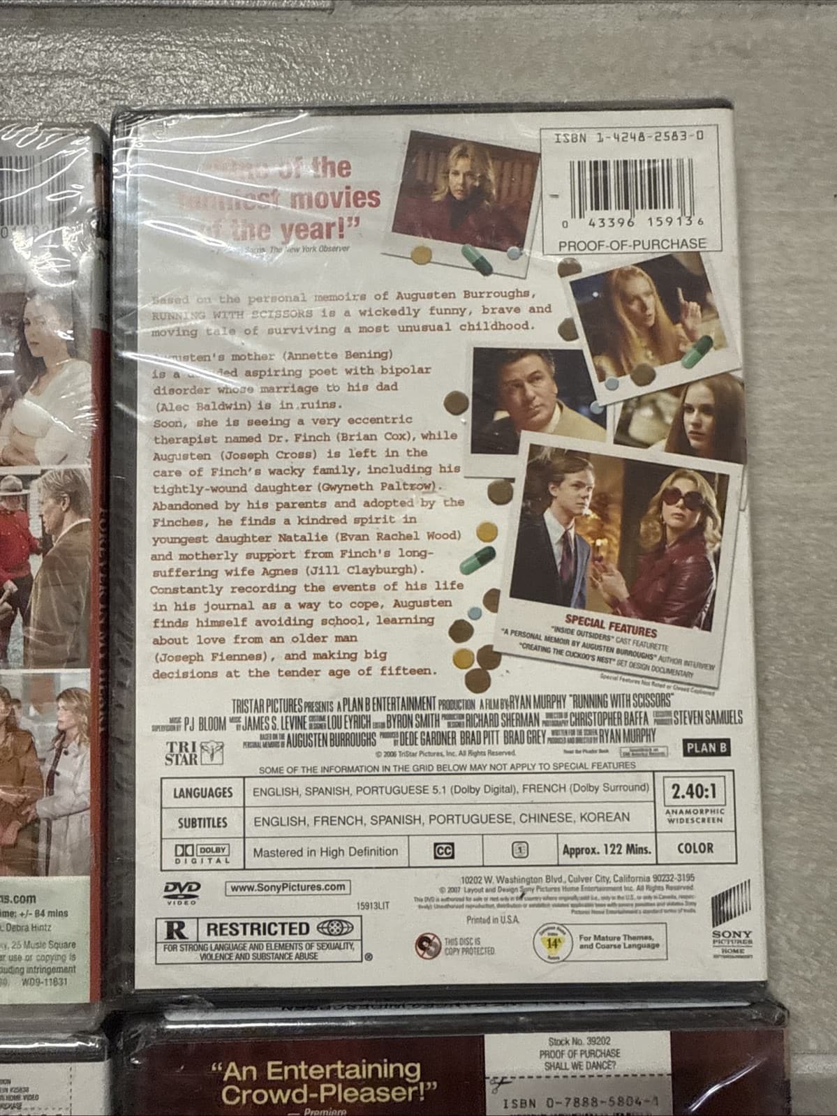 Lot Of 4 Running With Scissors Shall We Dance Wimbledon When Calls The Heart DVD - Image 8