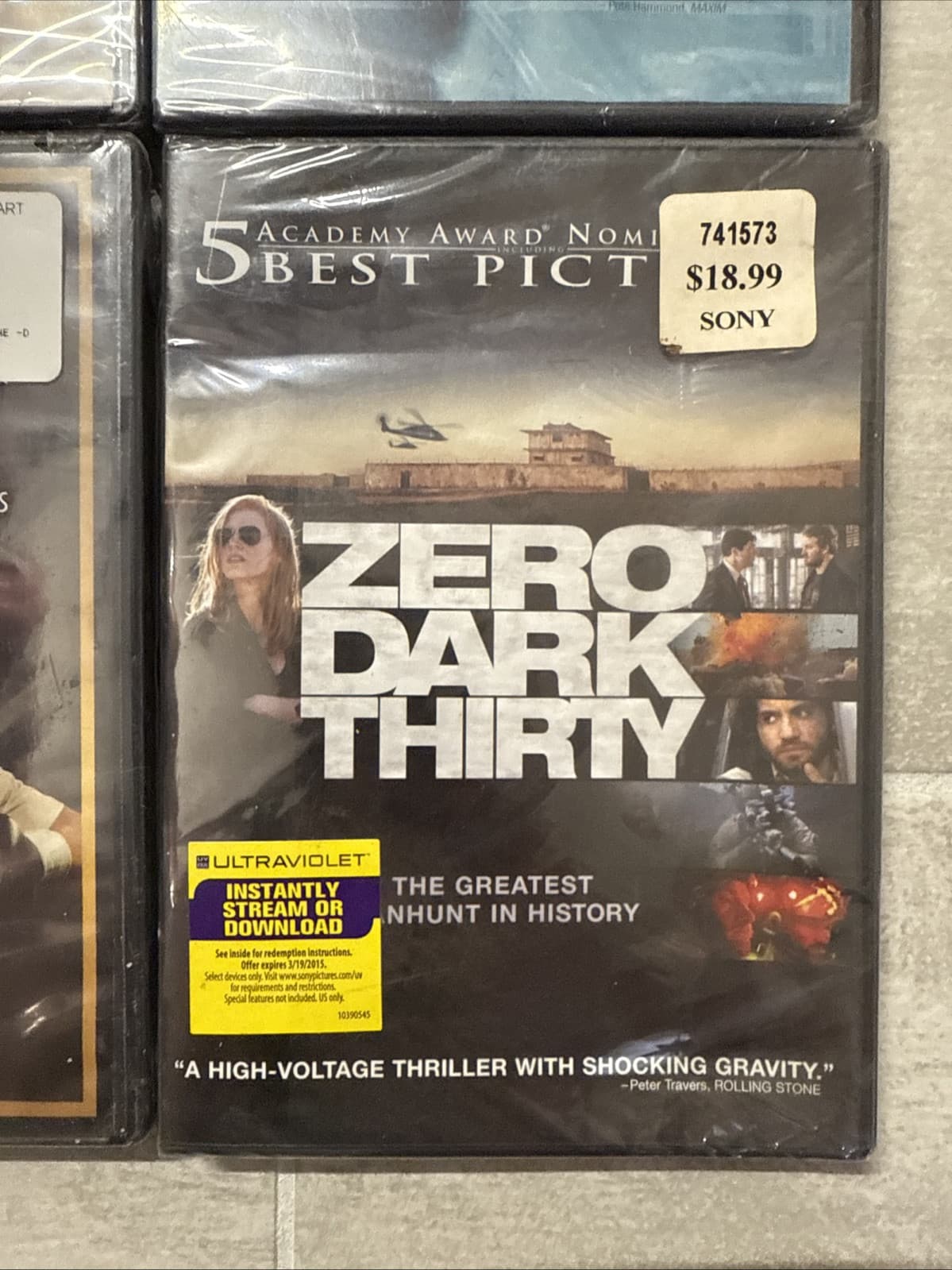 Lot Of 4 DVD A Clear Shot Bourne Ultimatum Fighter Zero Dark Thirty NEW Sealed - Image 5