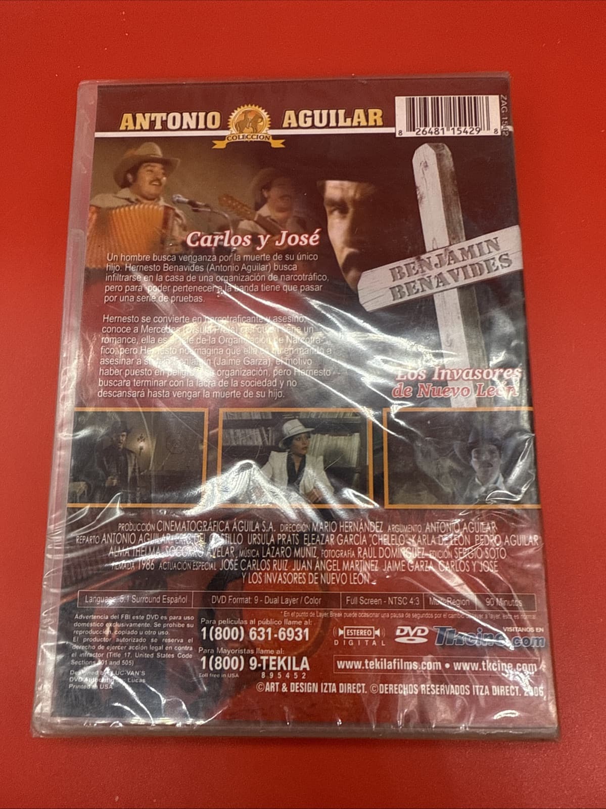 Contrabando Y Muerte DVD con El Charro De Mexico Antonio Aguilar Movie Action NR - Image 3