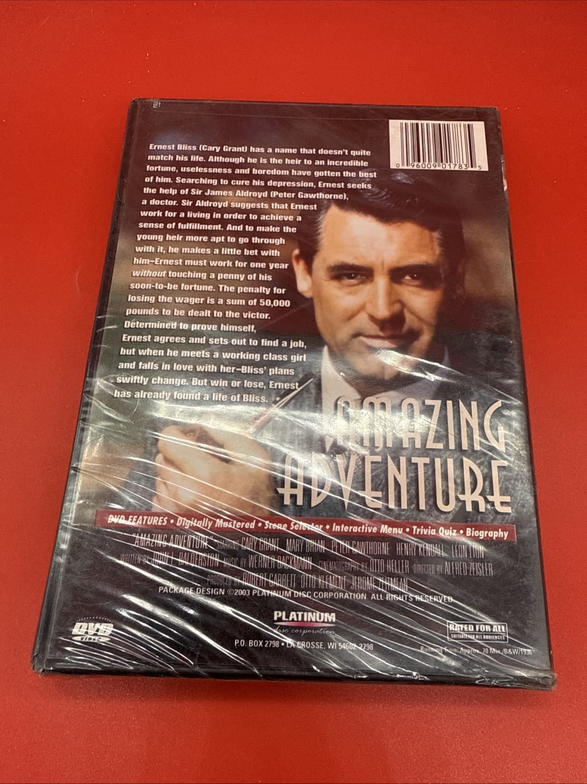 Amazing Adventure (DVD, 2003) Silver Screen Series / Cary Grant New Sealed - Image 4