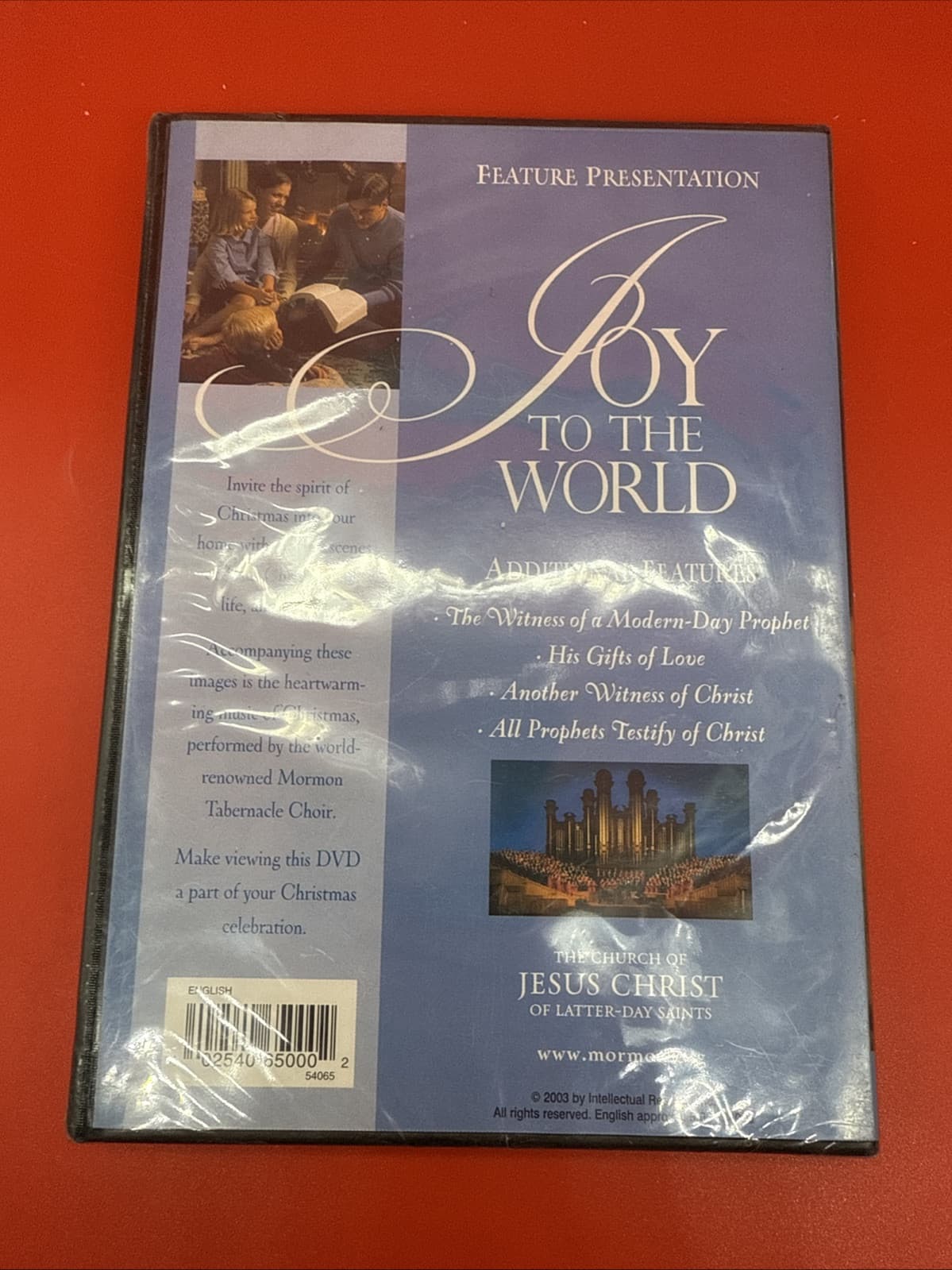 NEW/SEALED Joy to the World (DVD, 2002) The Mormon Tabernacle Choir (Christmas) - Image 3