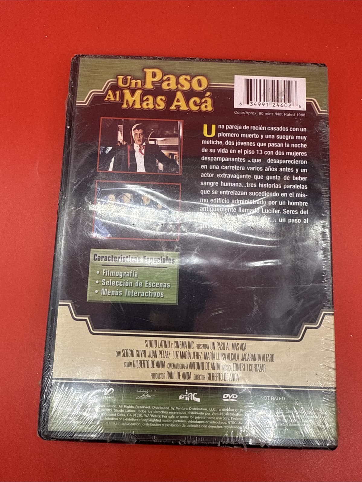 Un Paso Al Mas Aca (DVD, 2005) - Brand New Sealed Comedy Sergio Goyri NR - Image 2
