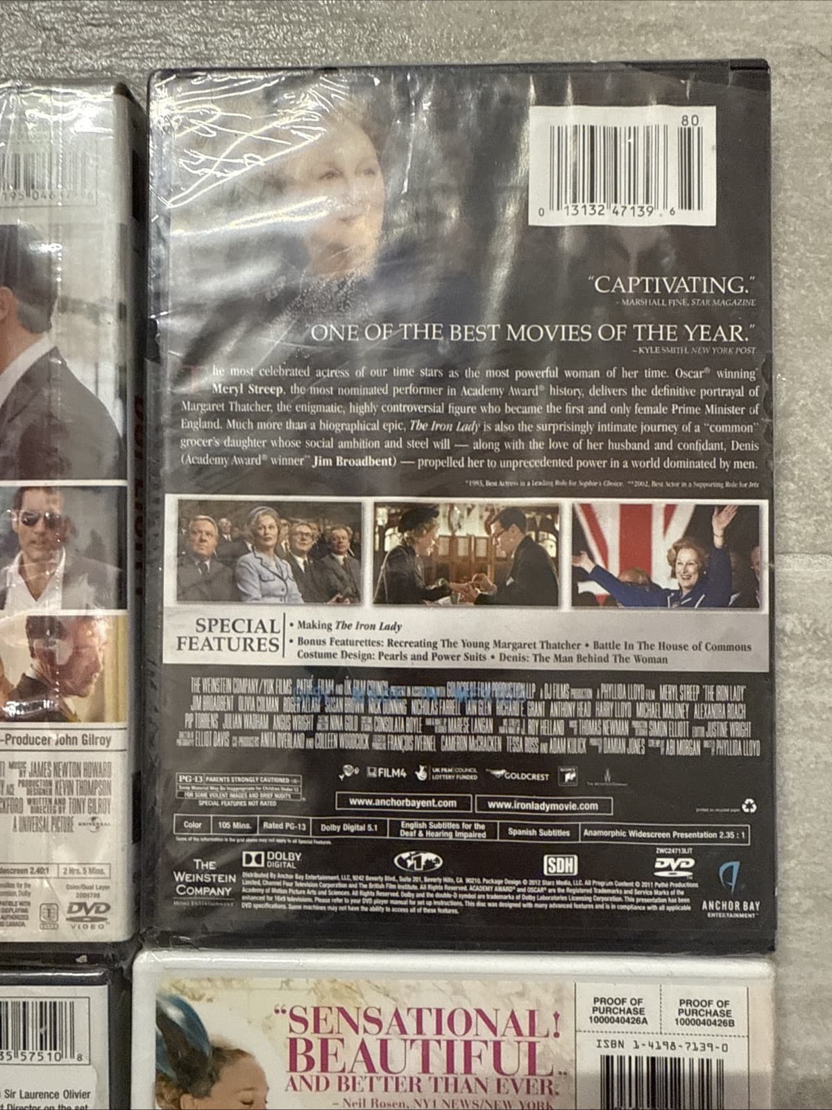 Lot Of 4 Duplicity Marilyn Sex In The City Iron Lady DVD - Brand New Sealed - Image 10