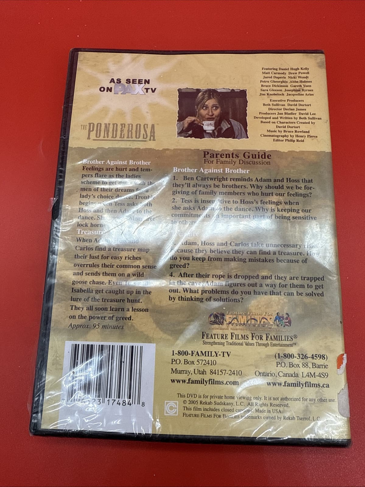 The Ponderosa Double Feature: Brother Against Brother Treasure Pax - New Sealed - Image 3
