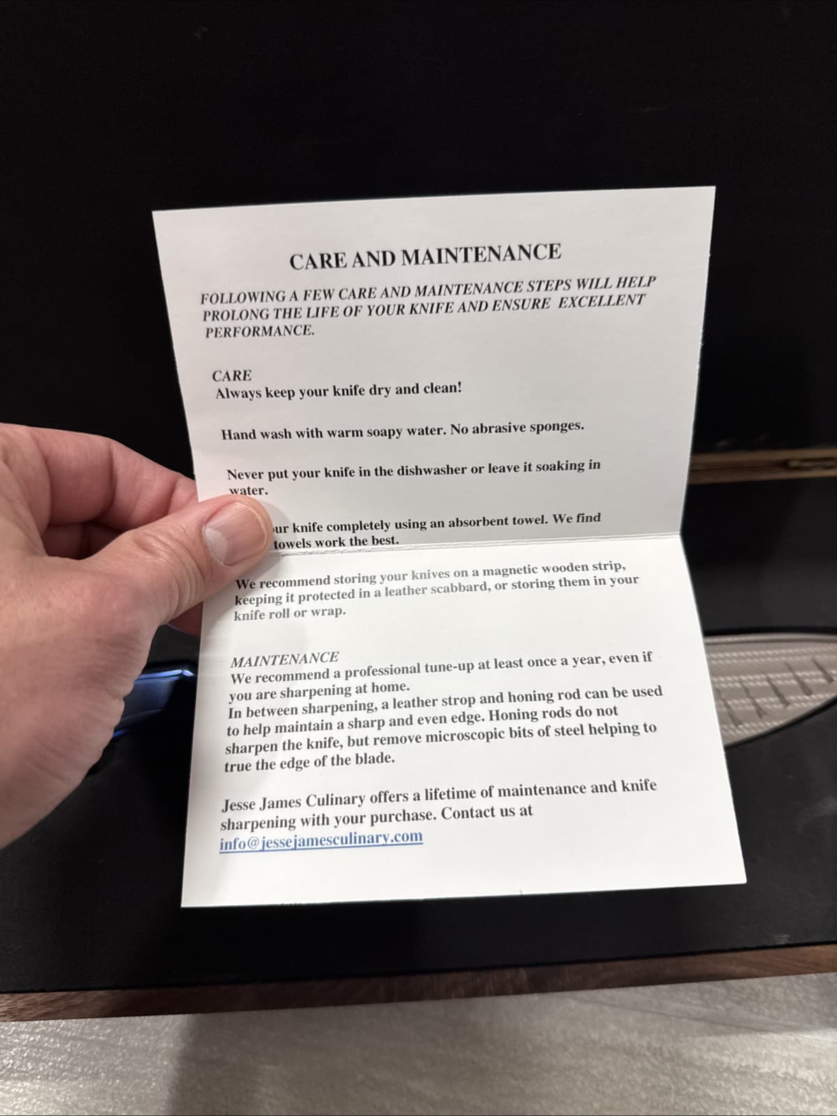 Jesse James Culinary El Diablo “Niner” Space Tape Knife JJFU West Coast Choppers - Image 18