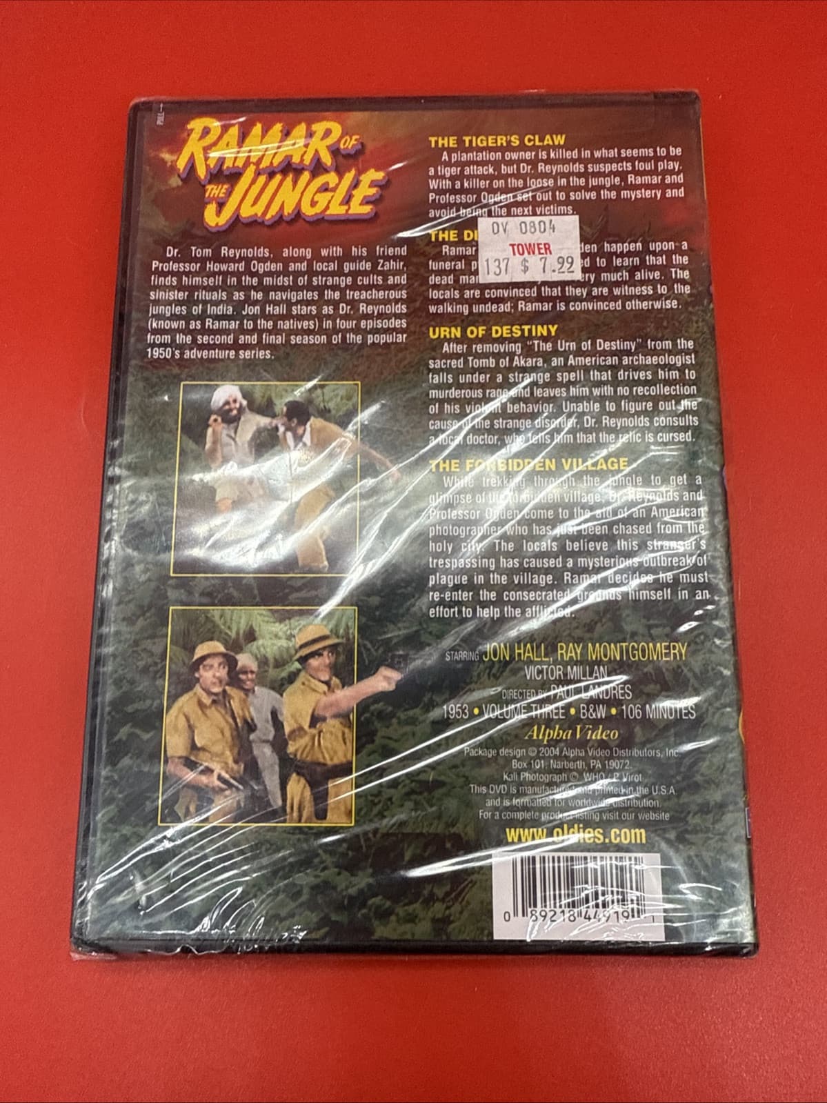 Ramar of the Jungle: Volume 4 (DVD, 1953) New Sealed TV Action &amp; Adventure - Image 3