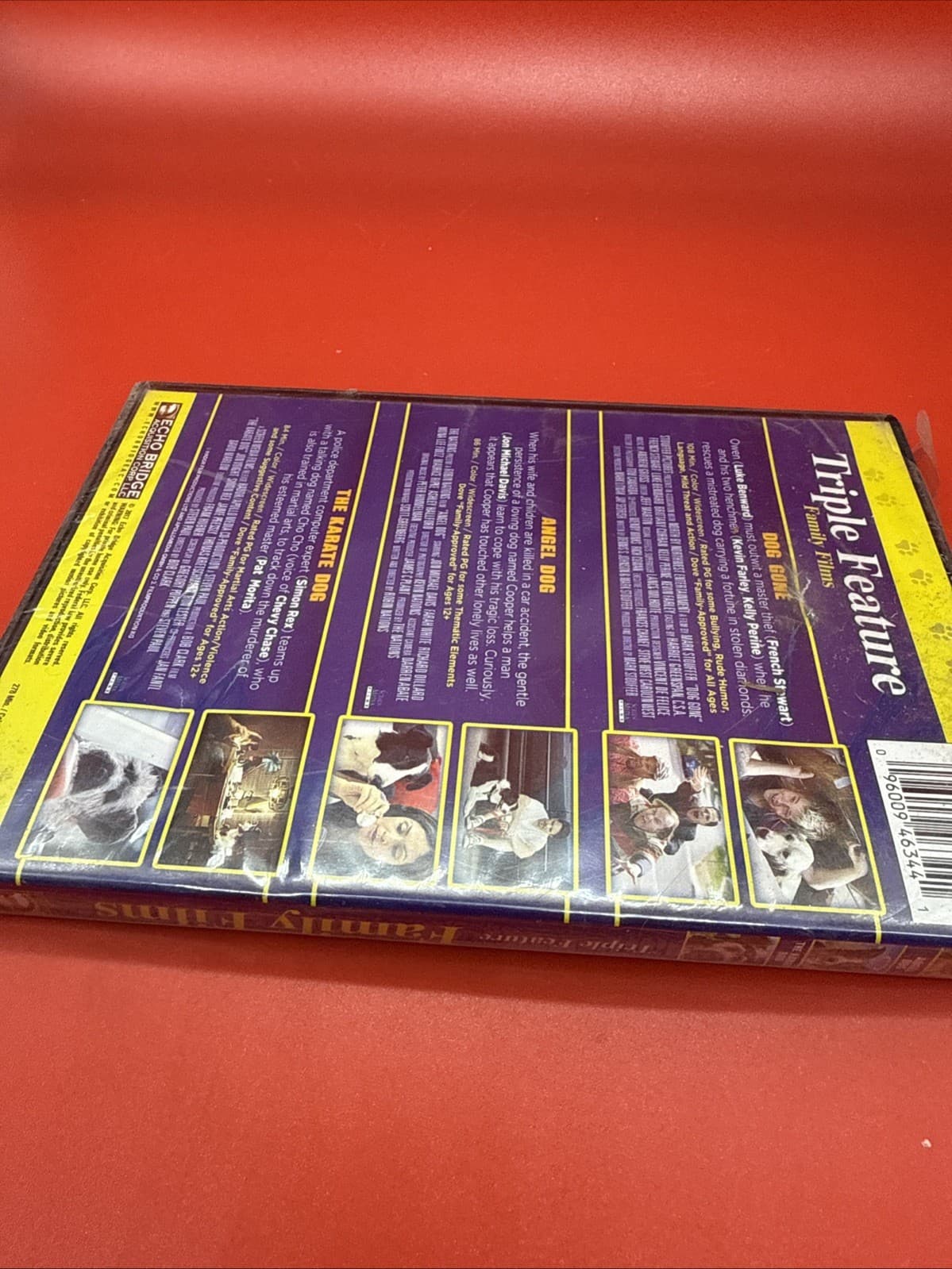 Family Films Triple Feature (DVD) Dog Gone Angel Dog Karate Dog New Sealed - Image 4