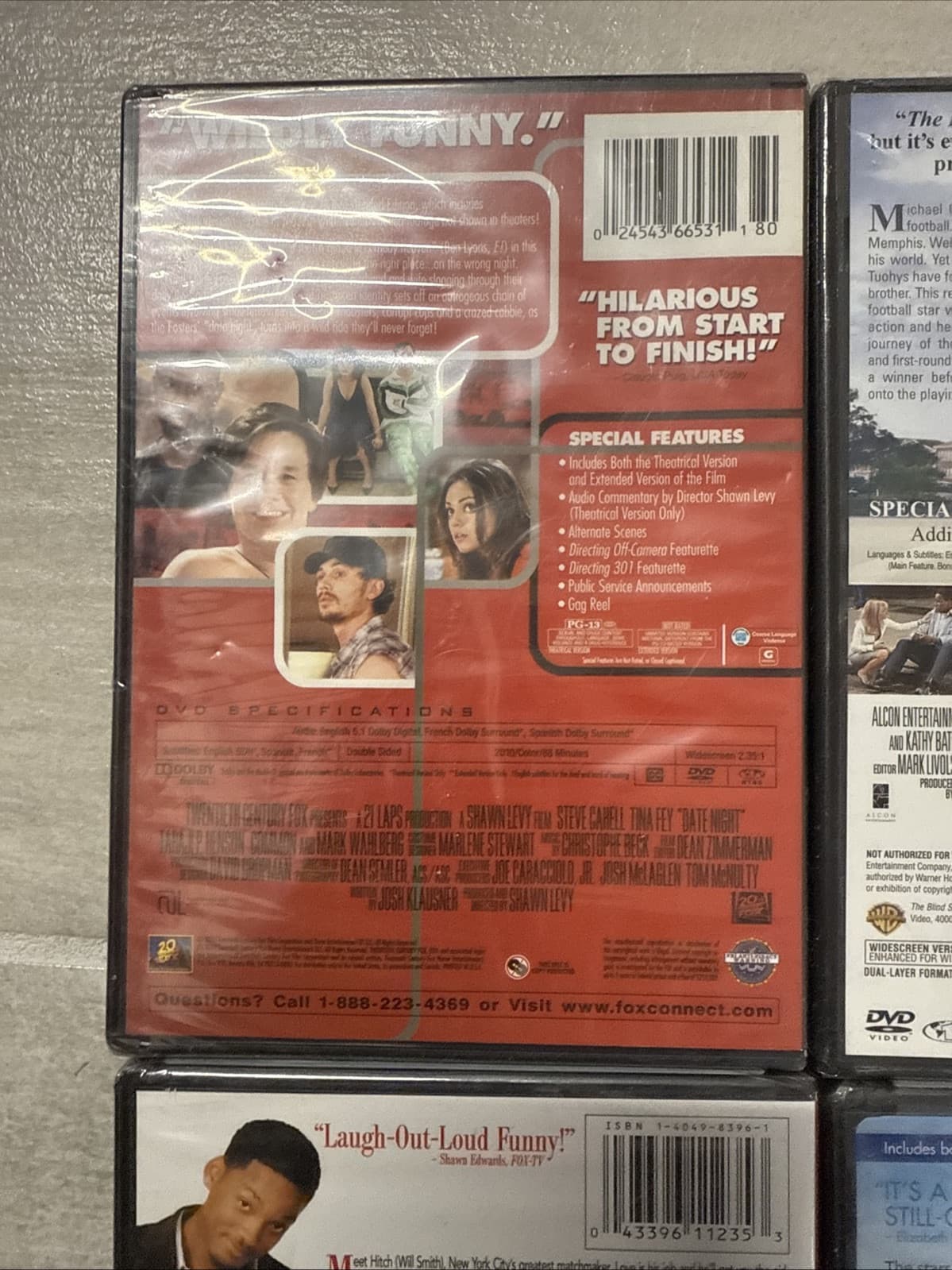 Lot Of 4 Date Night Blind Side Hitch Nights In Rodanthe DVD Brand New Sealed - Image 7