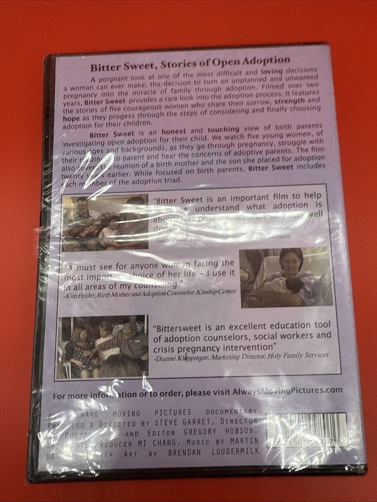 Bitter Sweet: Stories Of Open Adoption DVD VIDEO documentary process pregnancy - Image 3