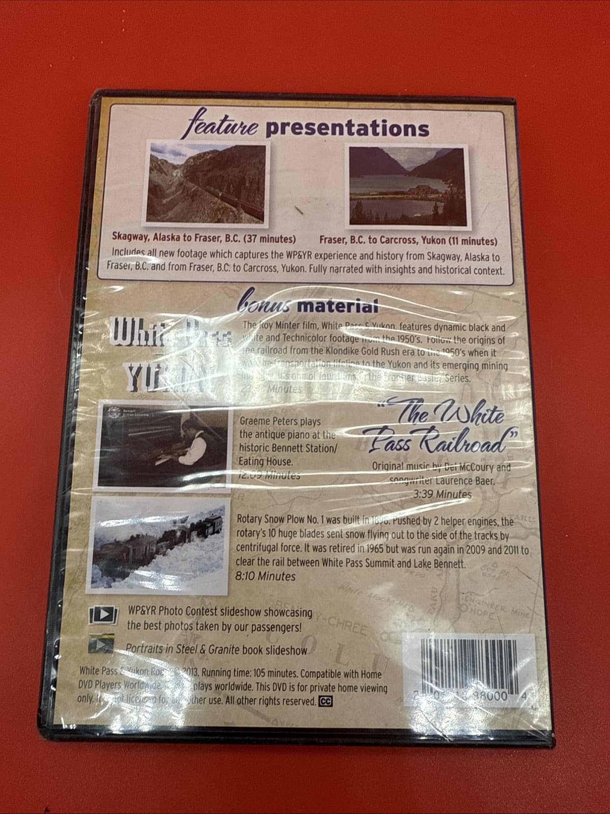 The White Pass Journey ~ White Pass &amp; Yukon Route Scenic Railway - New Sealed - Image 3